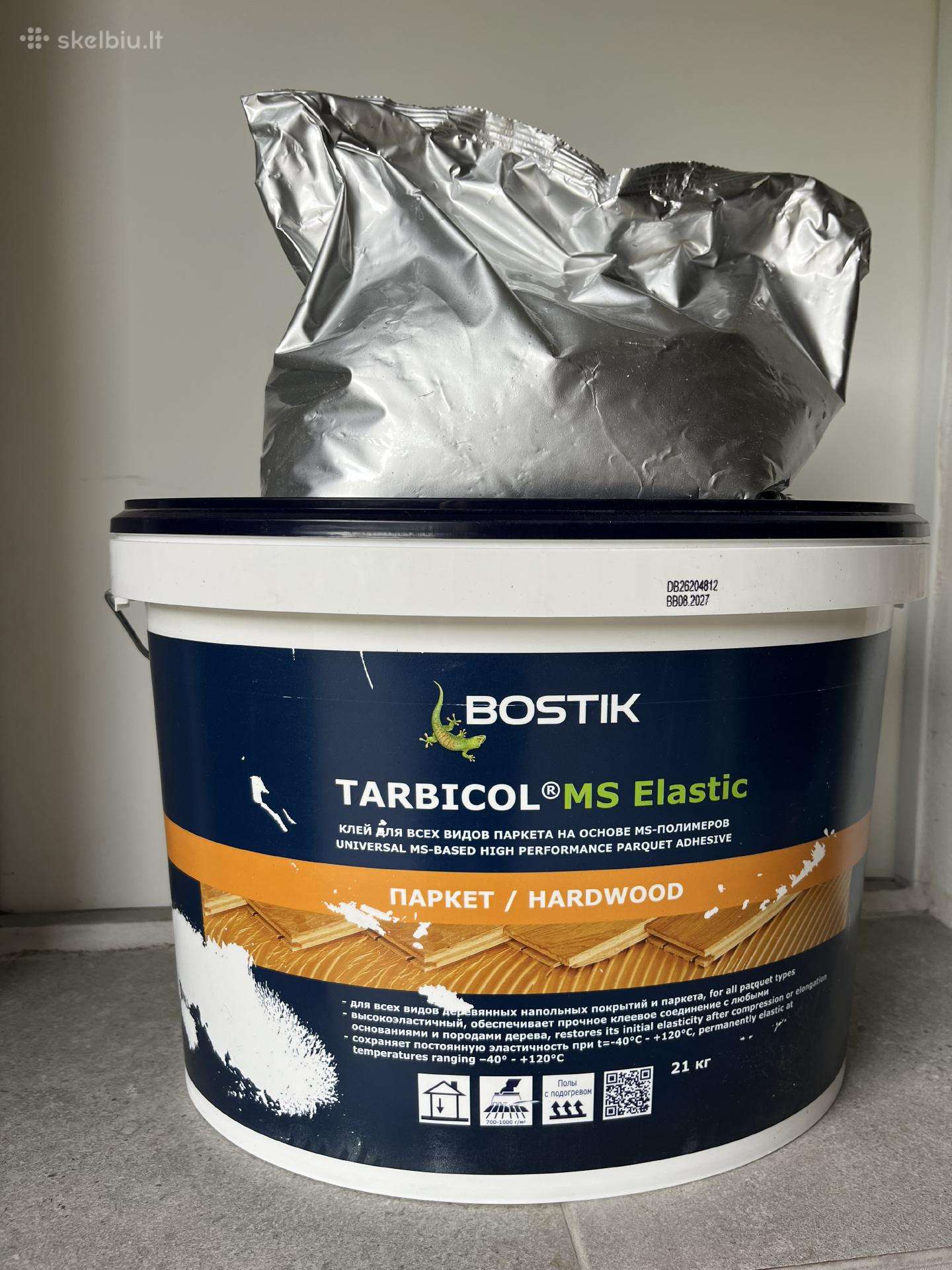 Klijai parketlentėms Bostik Ms Elastic 7 kg
