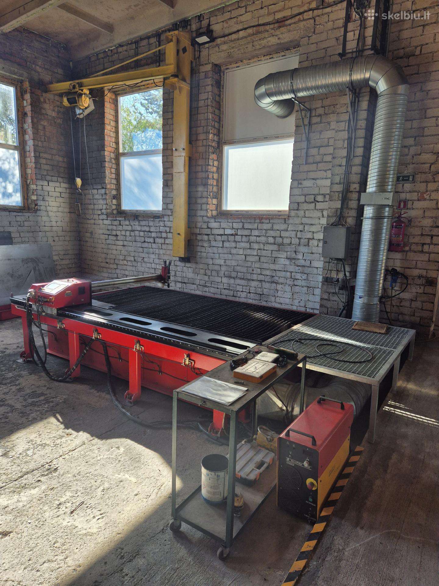 Plazma CNC metalo pjovimo stakles 100a