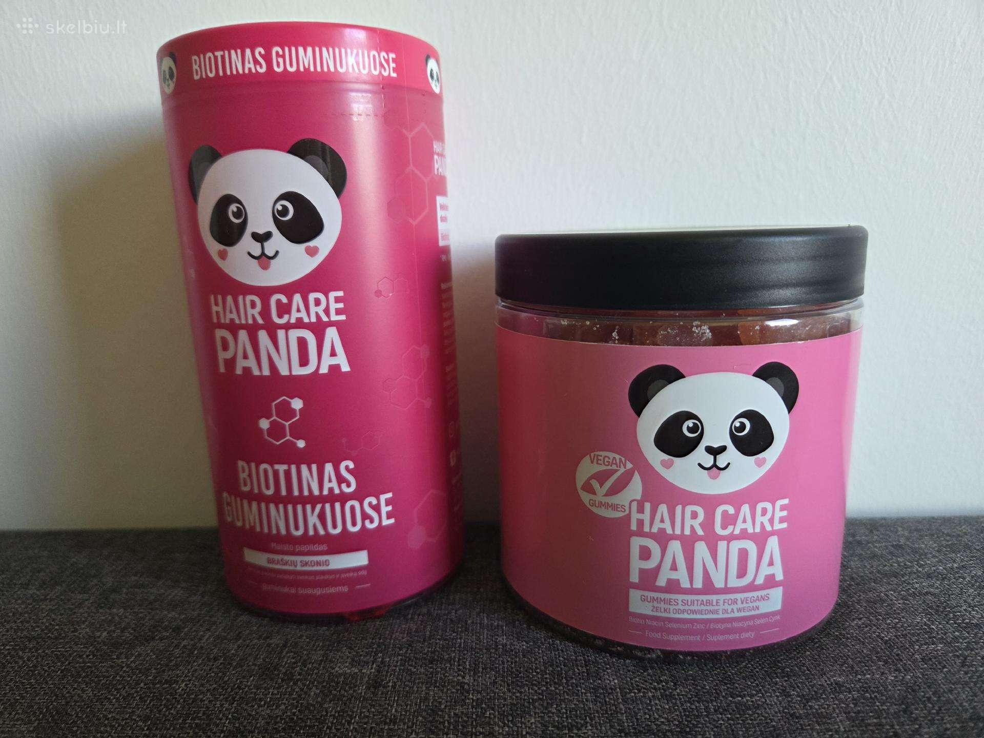 Hair Care Panda papildai (guminukai)