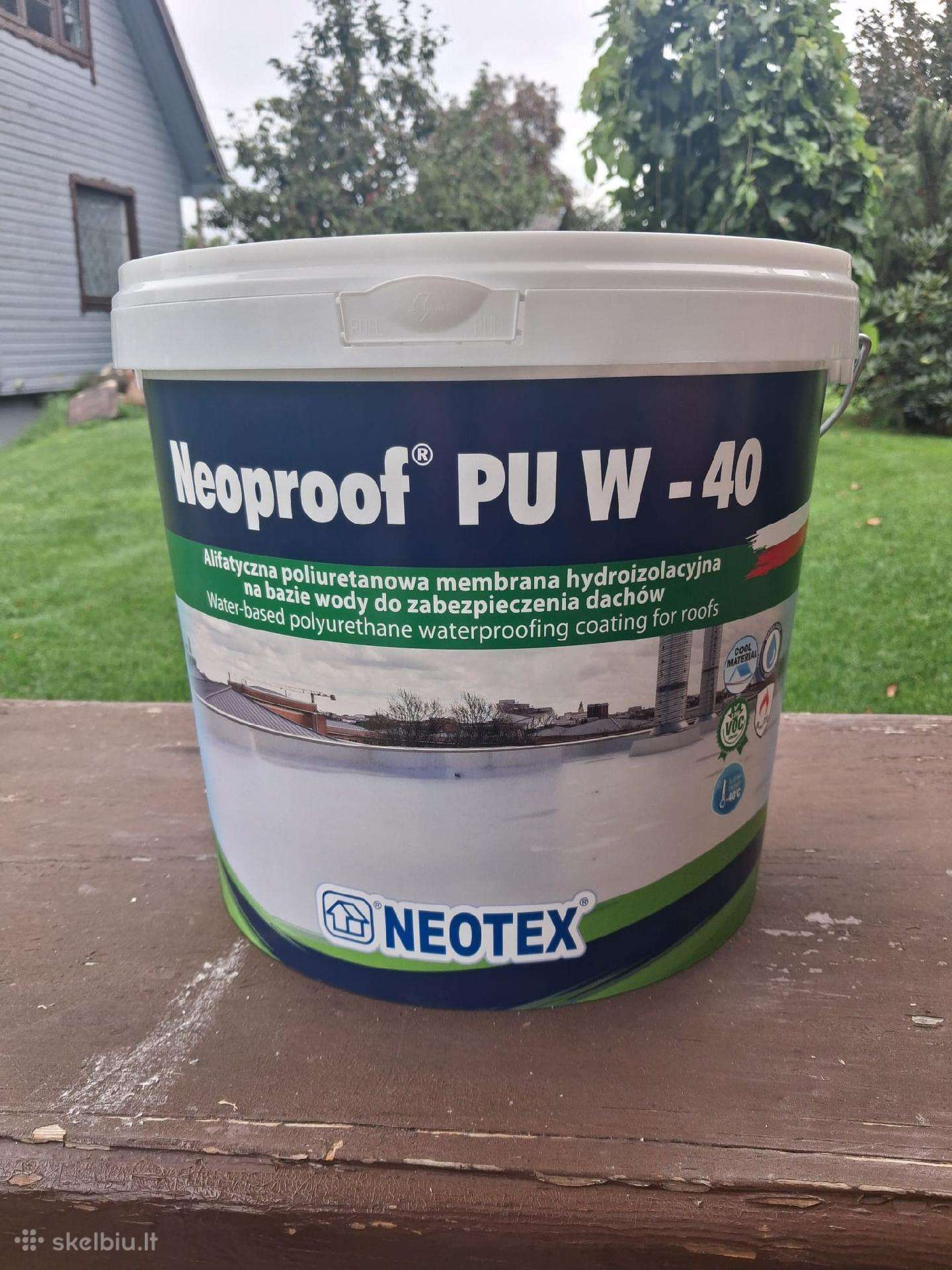 Neoproof Pu W-40 poliuretano hidroizoliacija