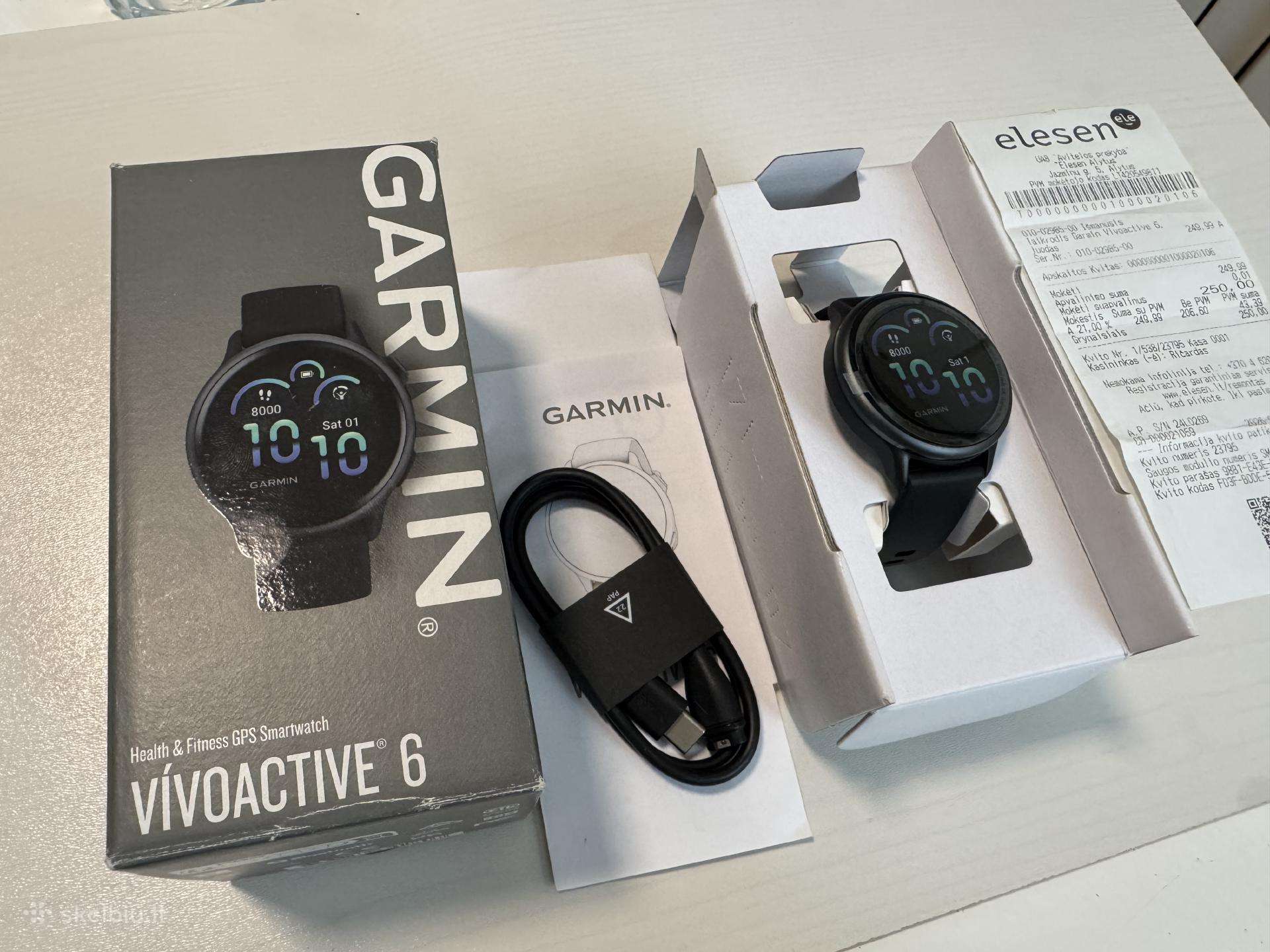 Garmin Vivoactive 6 – naujas, garantija