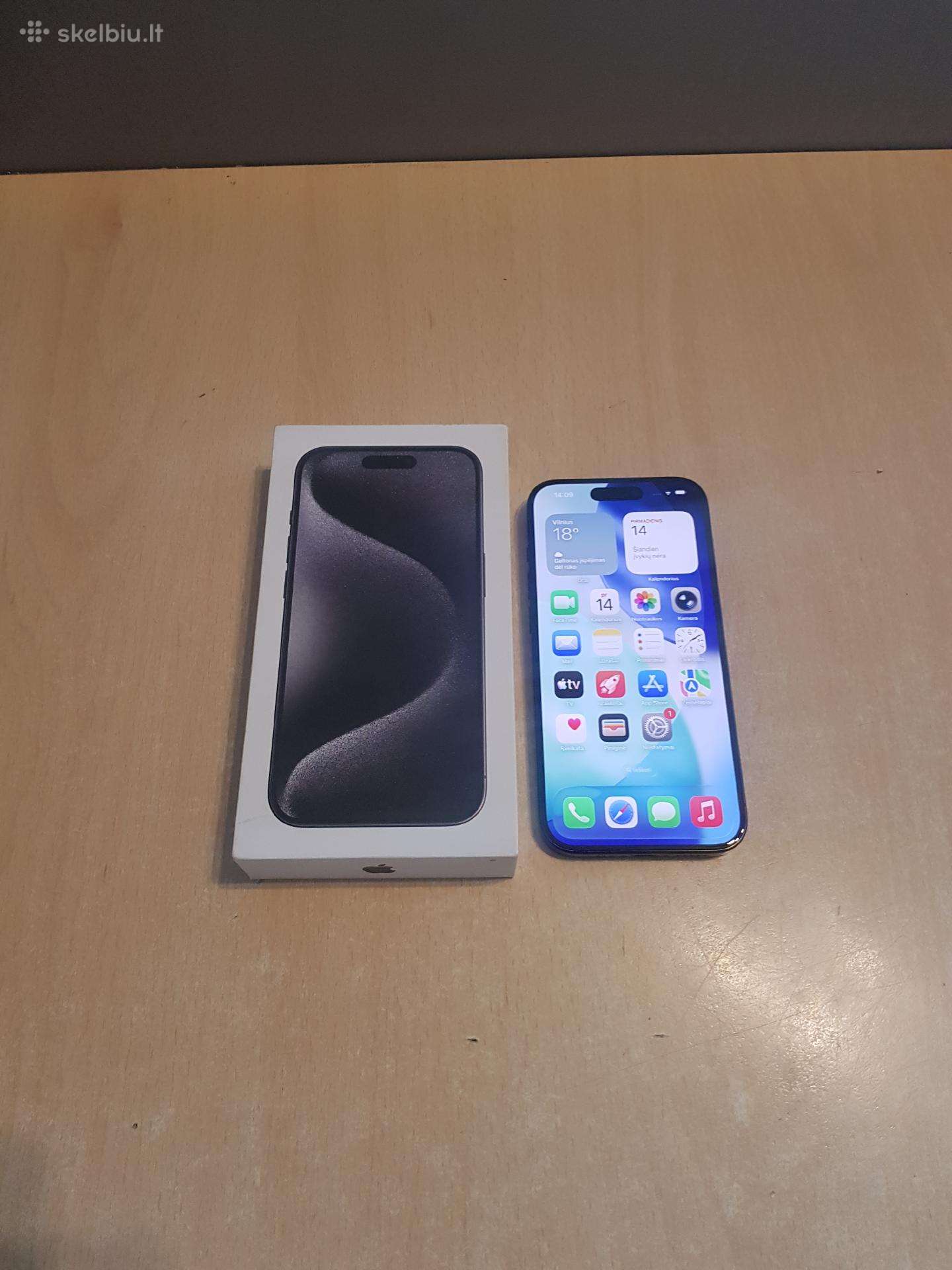Parduodu naudotą Apple iPhone 15 Pro