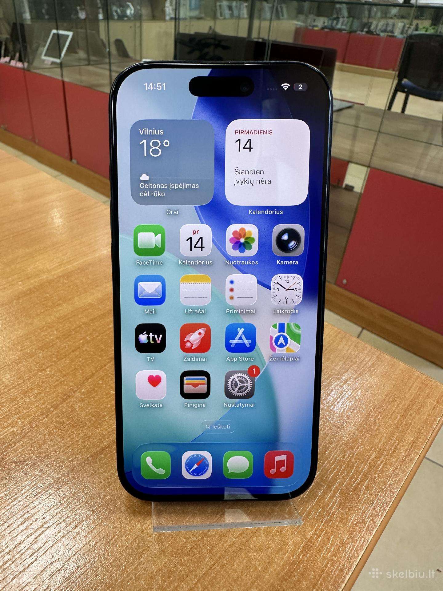 Apple iPhone 16 Pro 256 GB (Naudotas)