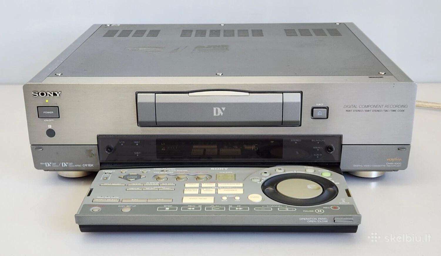 Sony minidv-dvcam,super S-vhs Panasonic - JVC