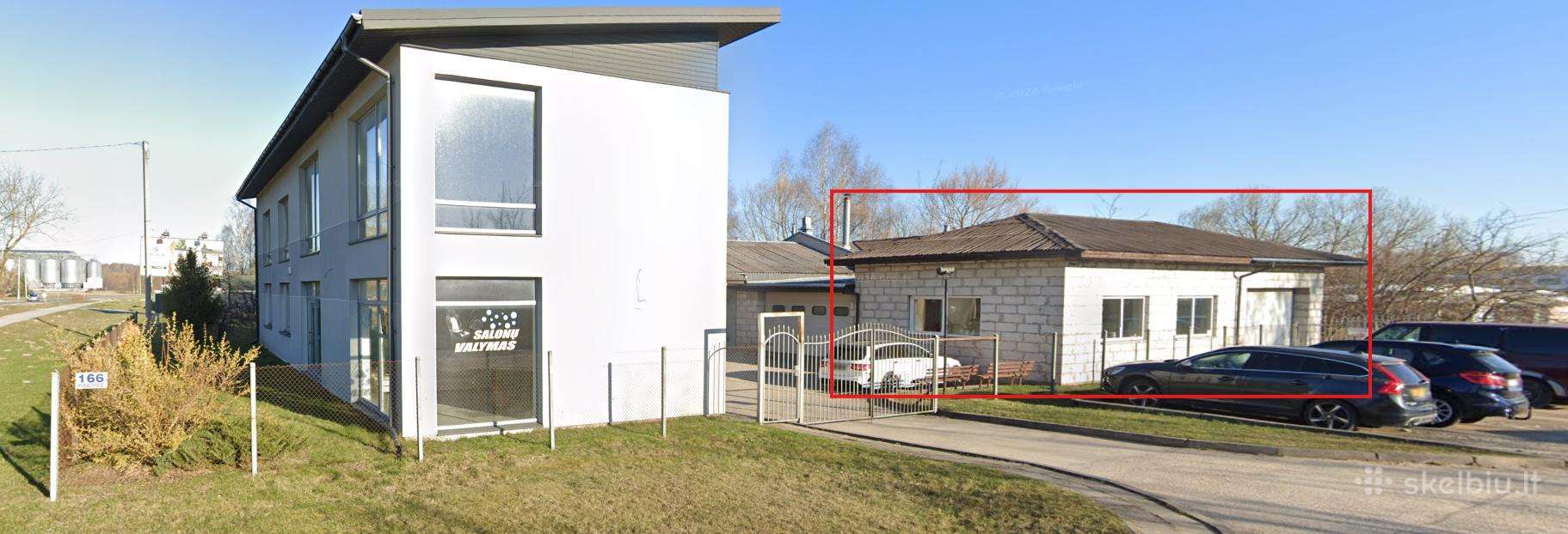 Nuomojamos komercinės patalpos 180m2,dažymo kamera