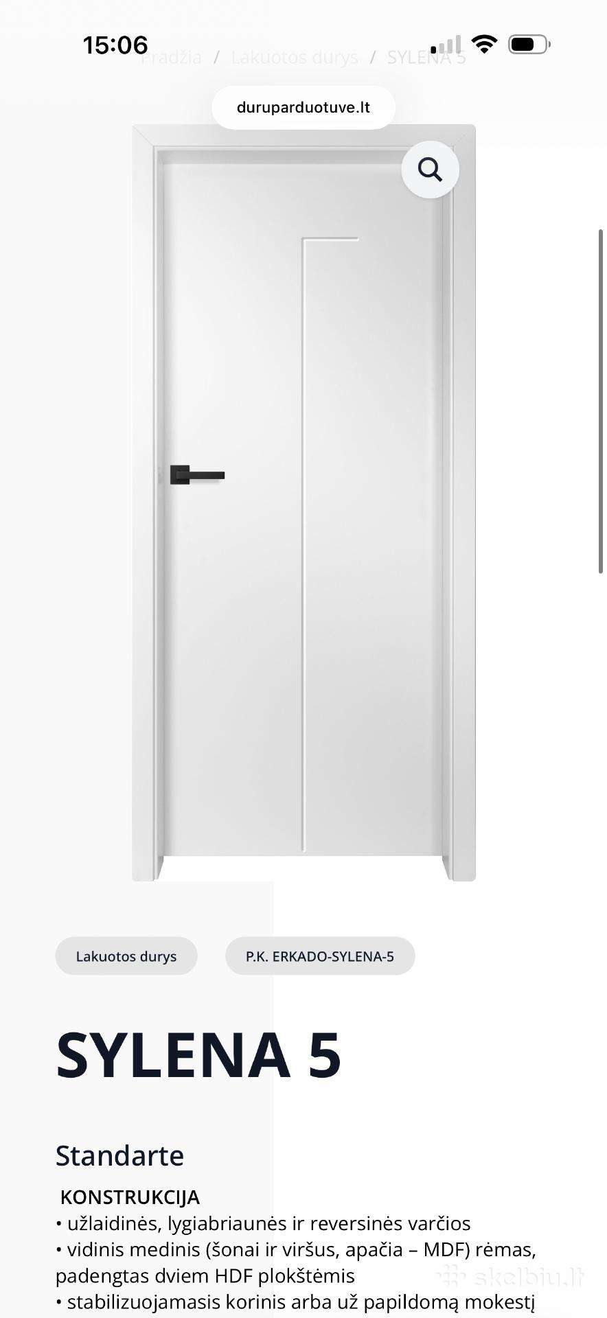 Sylena 5 pilnavidurės durys