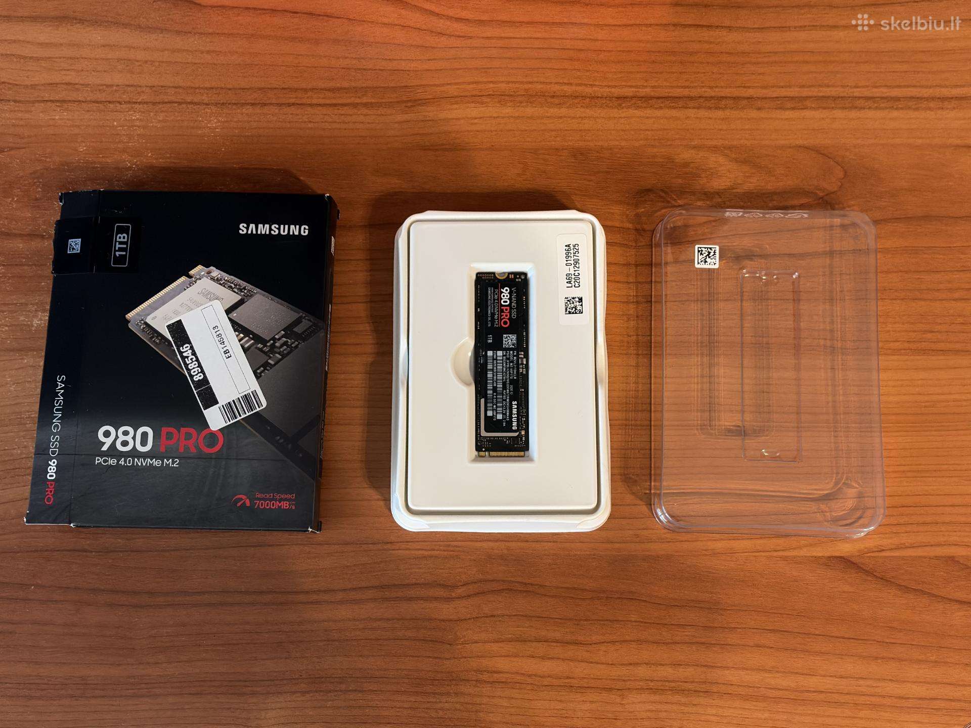 Samsung 980 Pro Nvme M.2 SSD, 1tb, Pcie 4.0