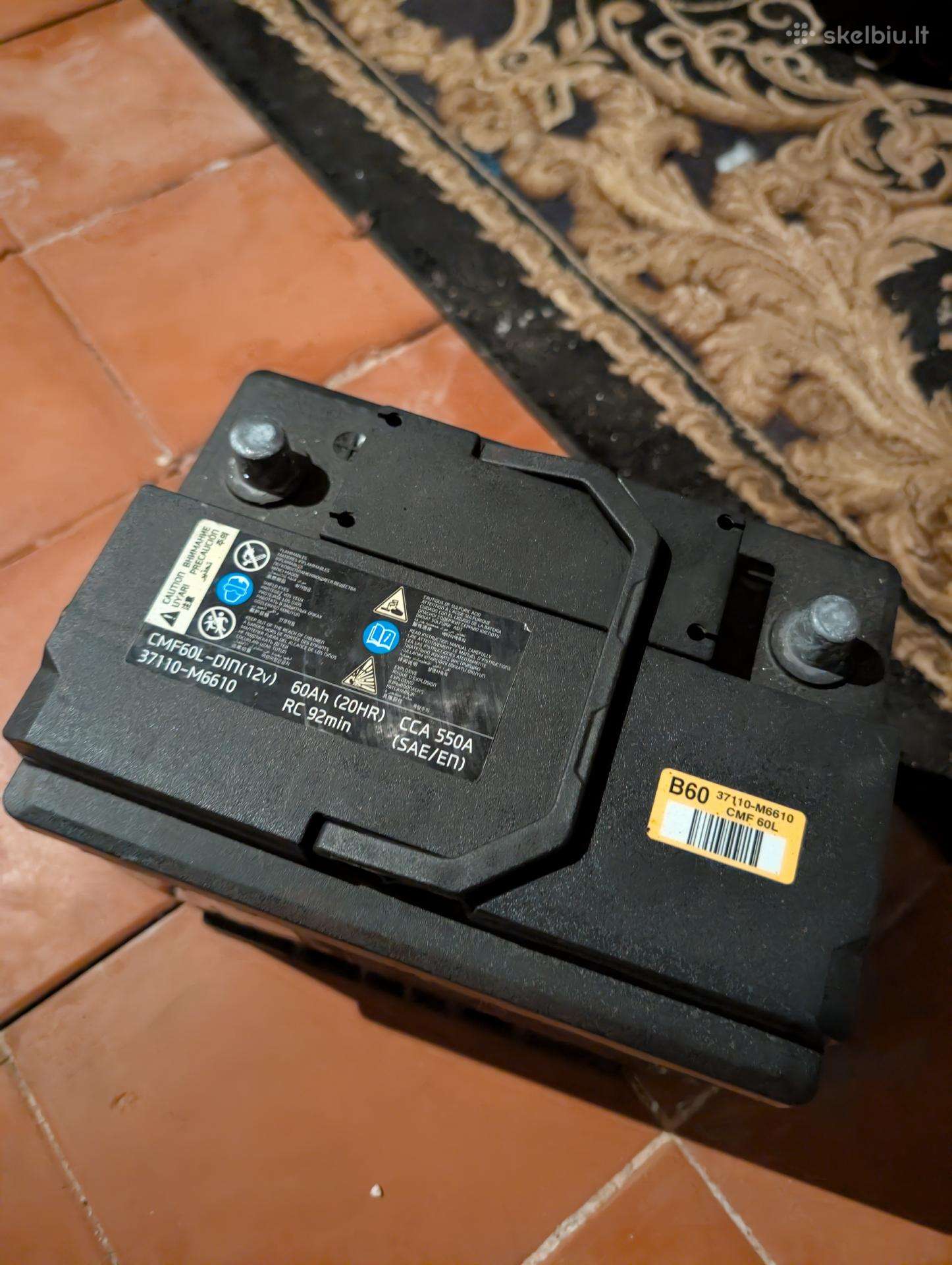 Akumuliatorius 60ah 550a 12v
