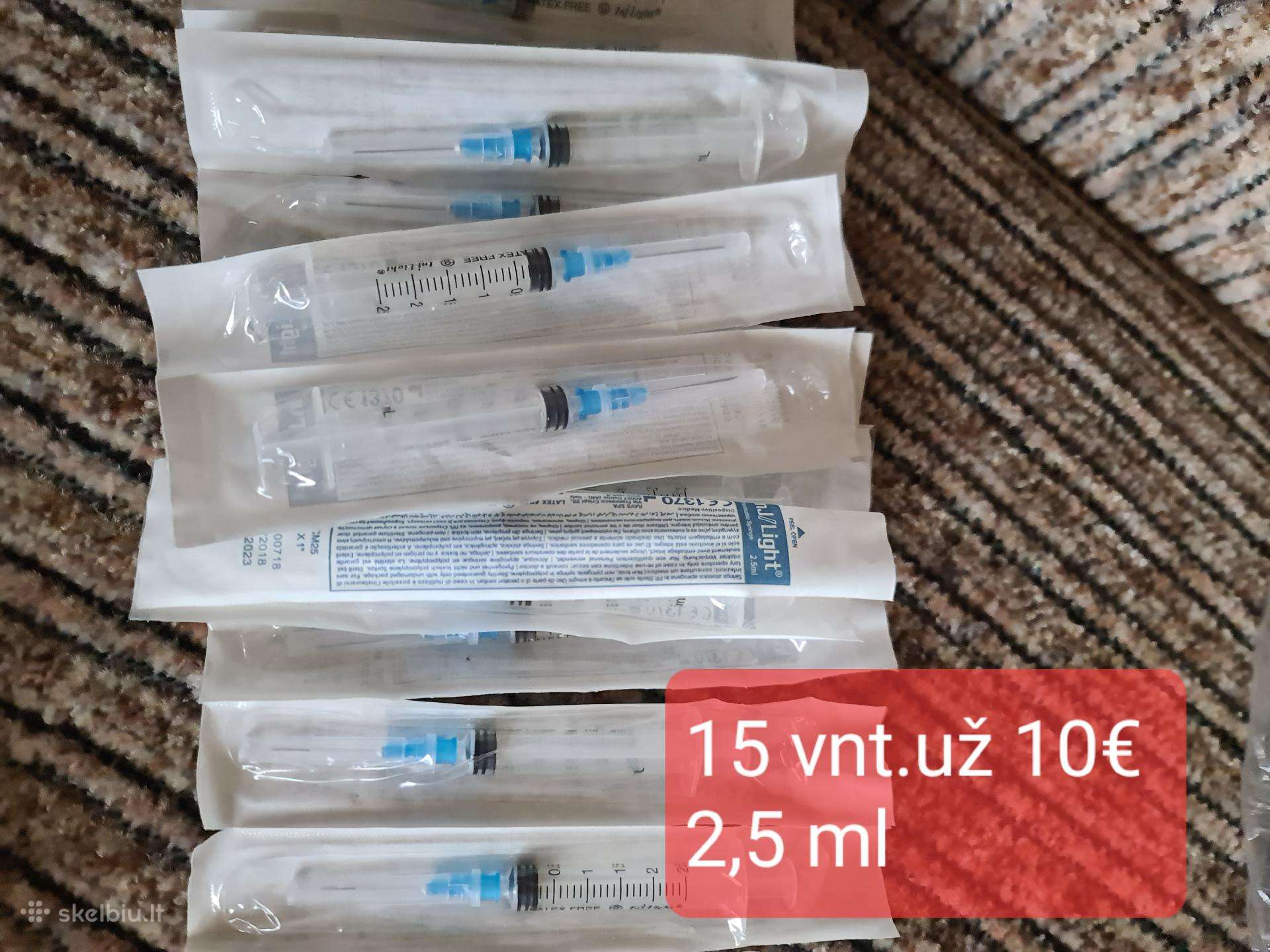 Vienkartiniai švirkštai