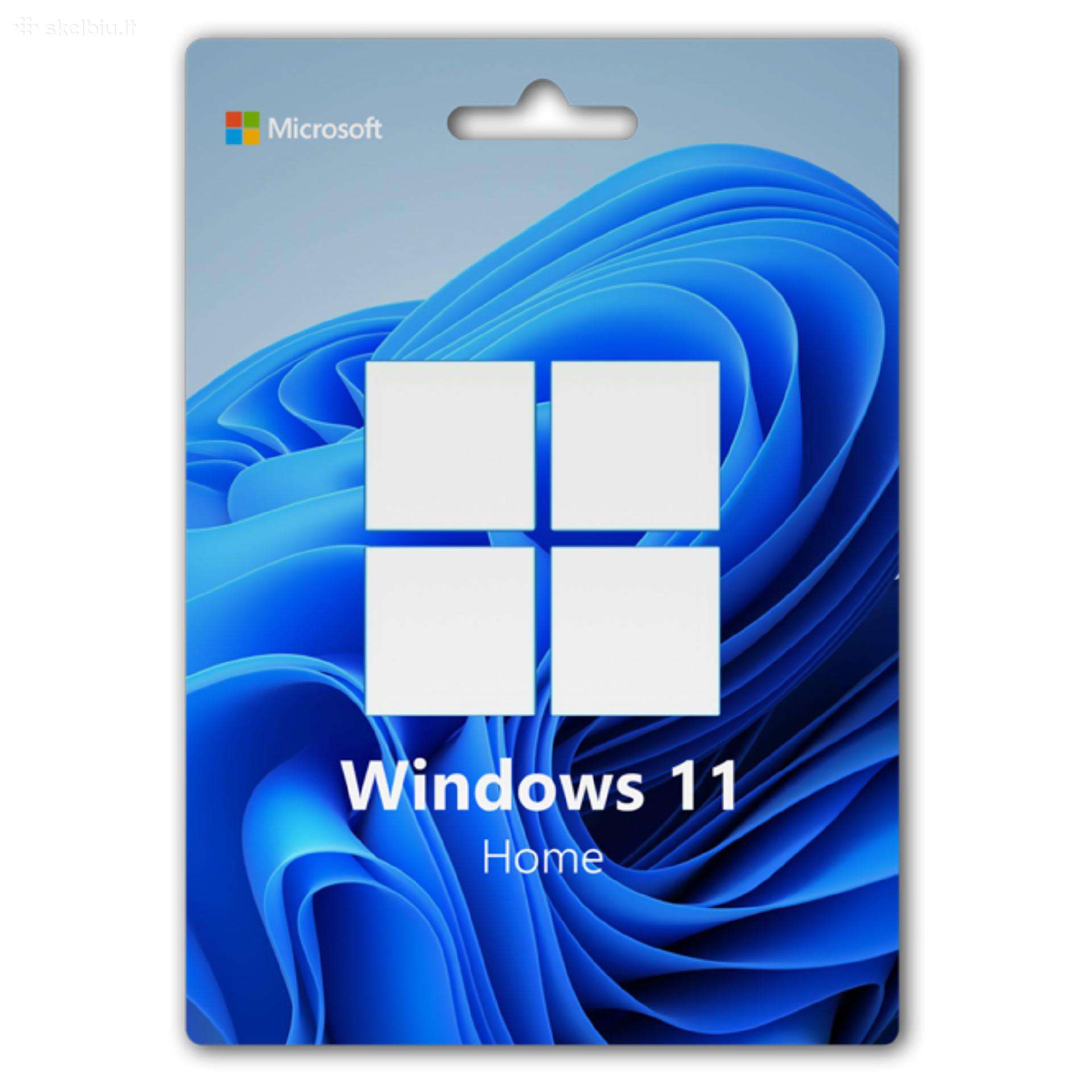 Windows 11 Home aktyvacijos raktai