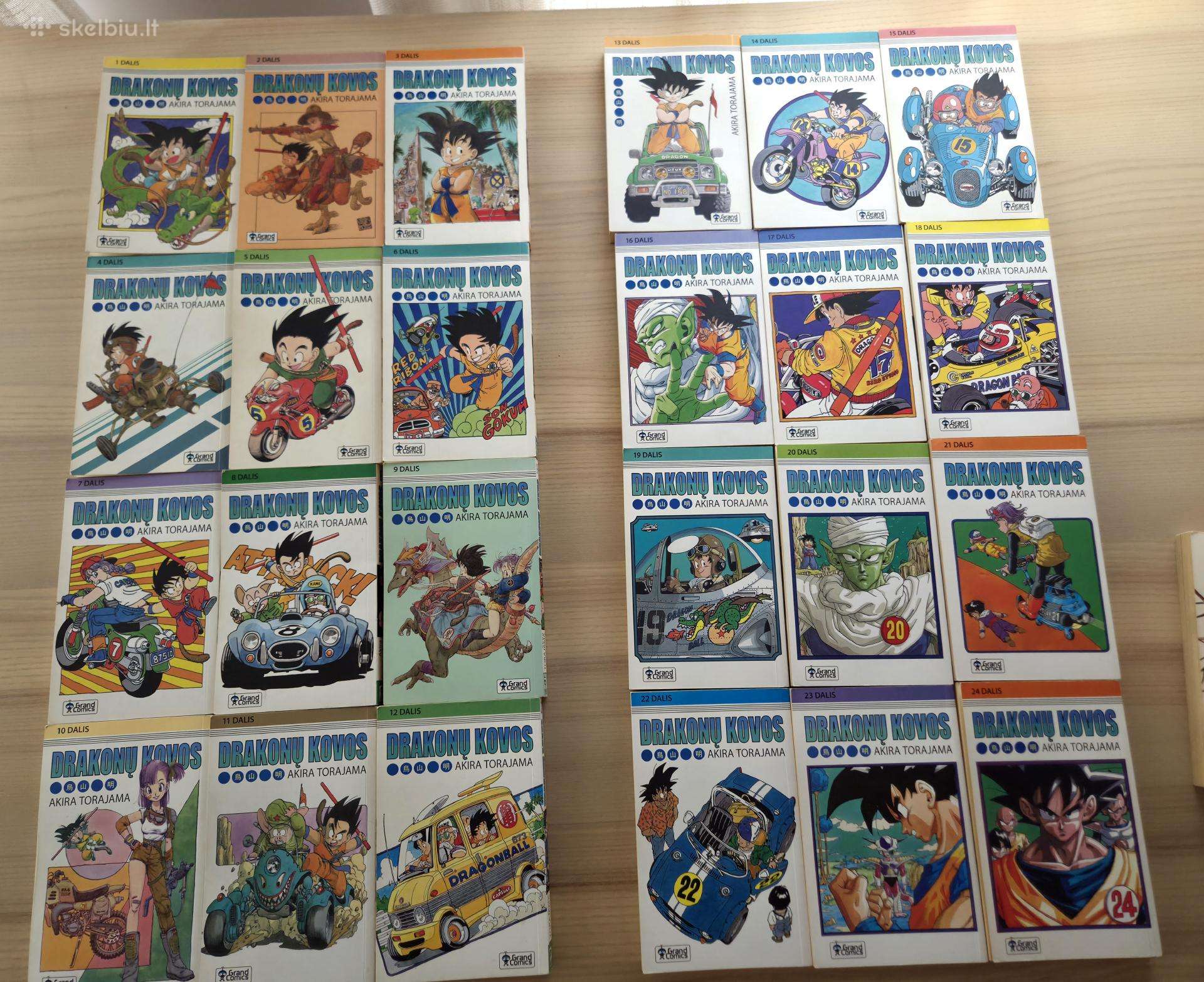 Drakonų Kovos 1-24 Manga