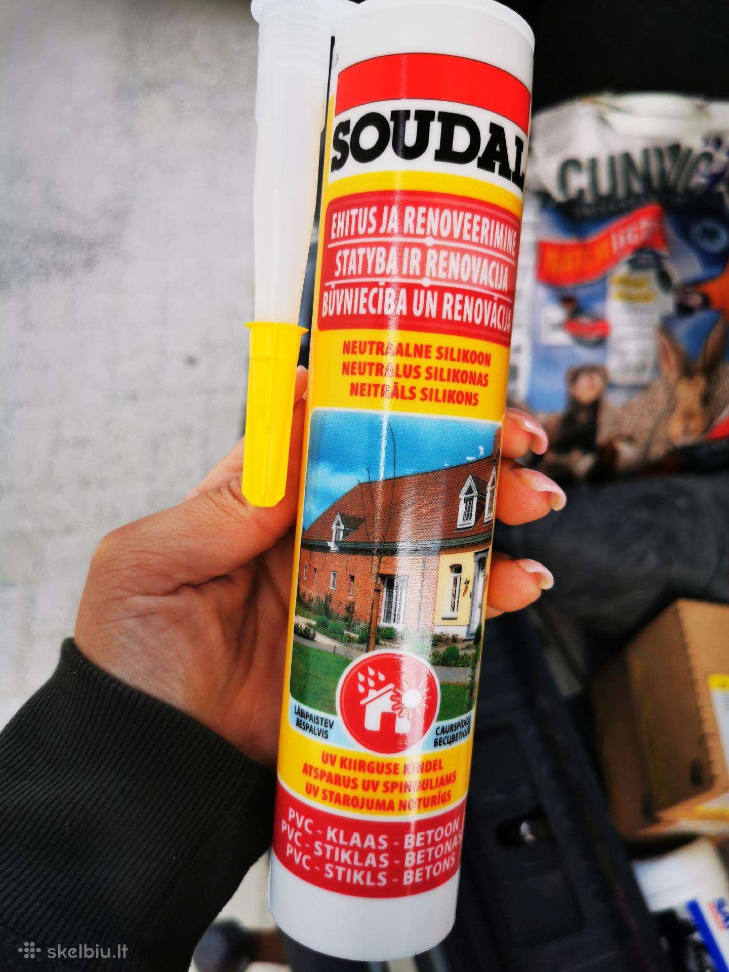 Soudal neutralus silikoninis hermetikas