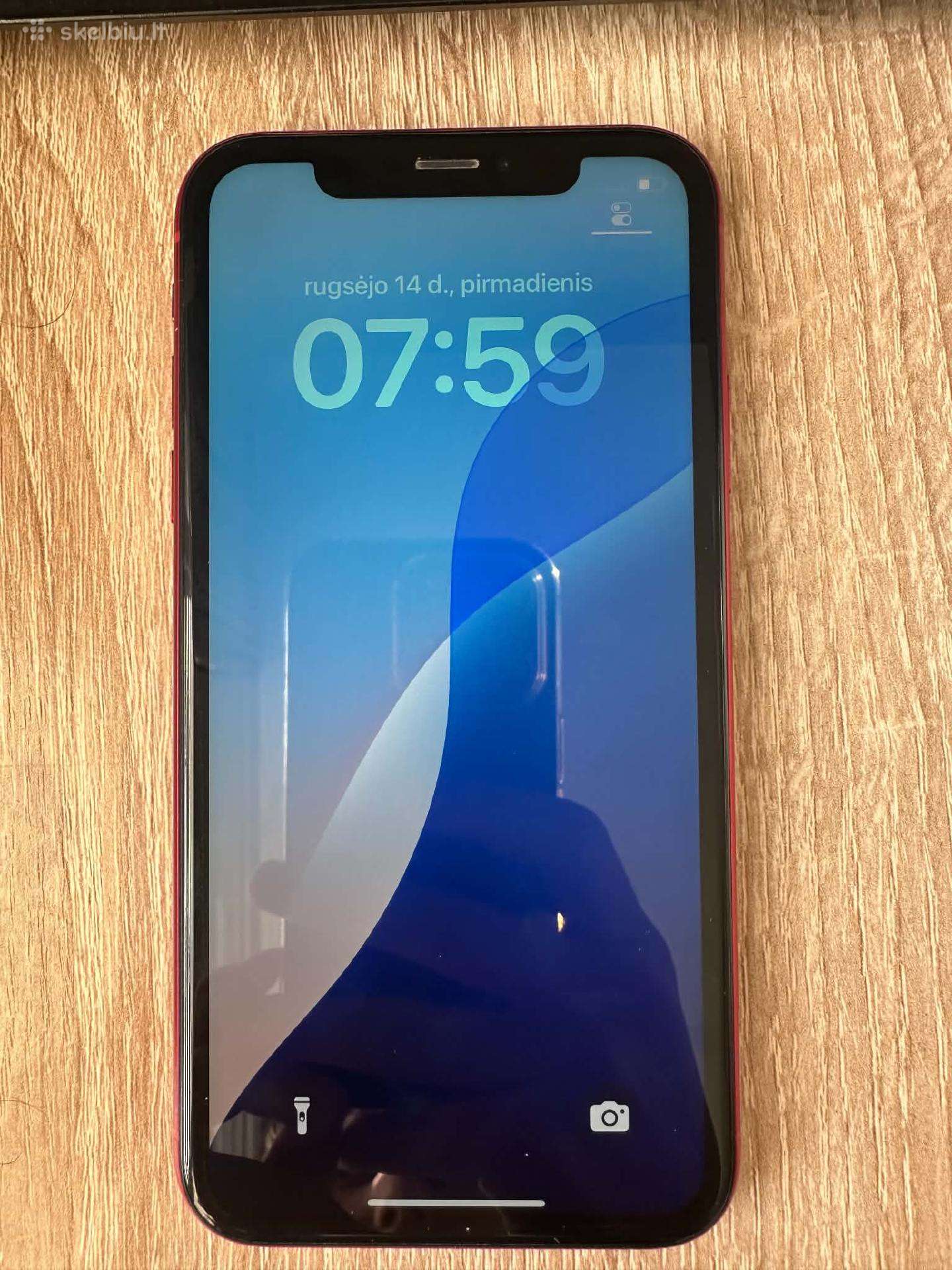 Parduodamas naudotas iPhone Xr 128gb