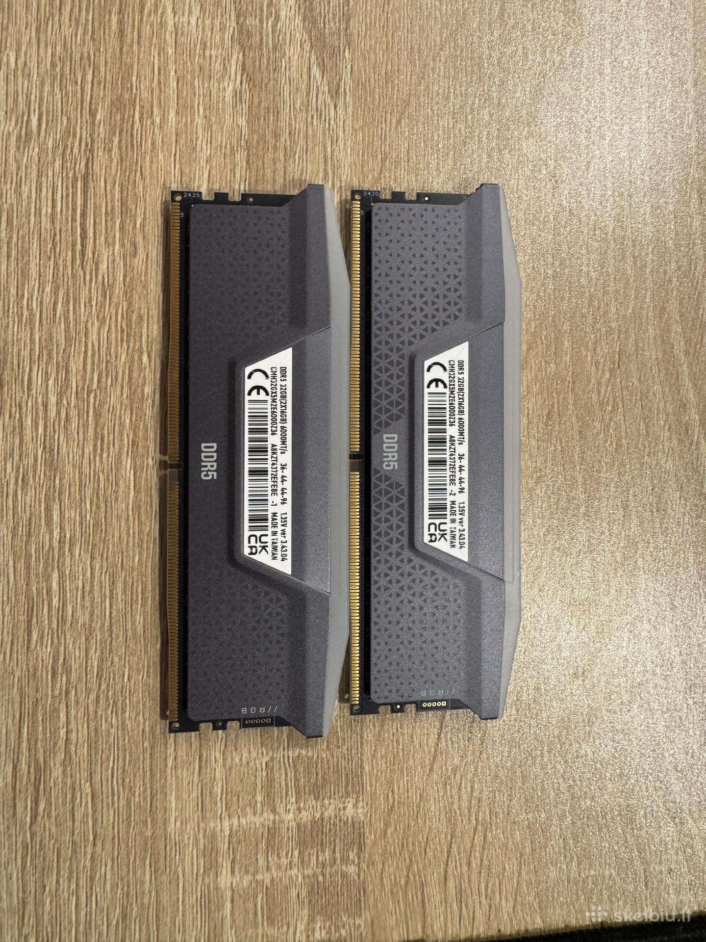Corsair Vengeance Rgb Ddr5 32gb (2x16gb) 6000mt/s