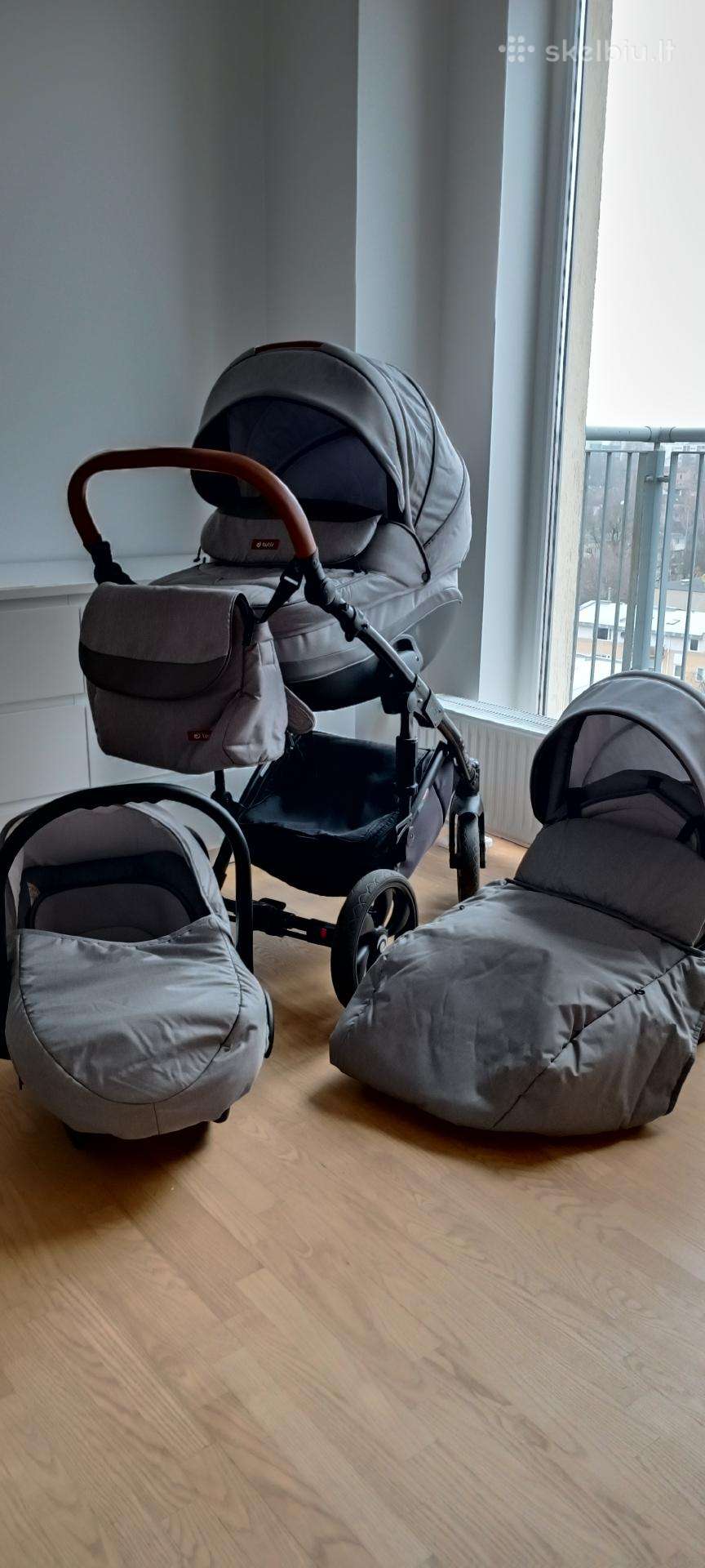 Vaikiškas vežimėlis Tutis Mimi Style 3in1
