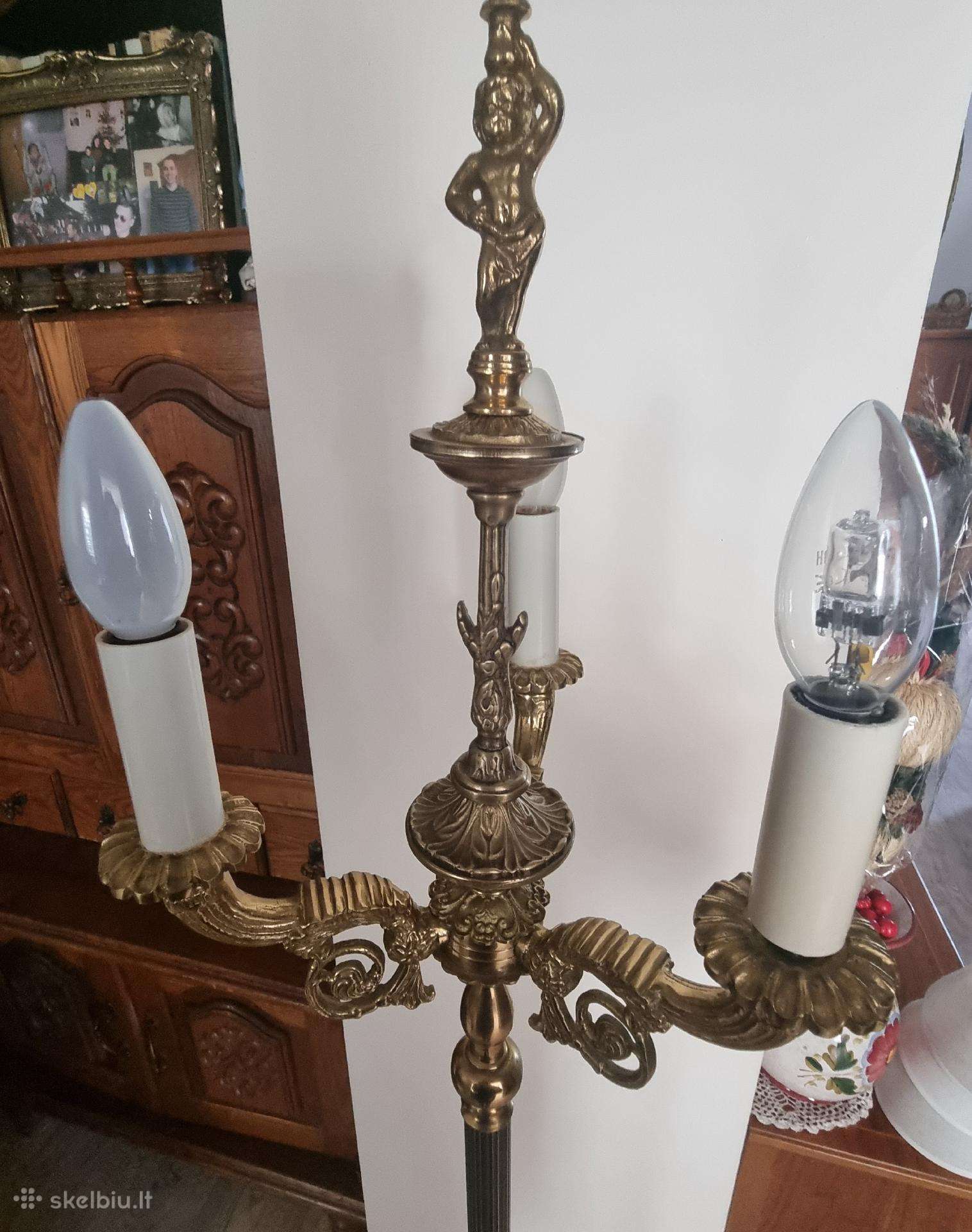 Retro,prabangus,tikros bronzos toršeras 155cm.
