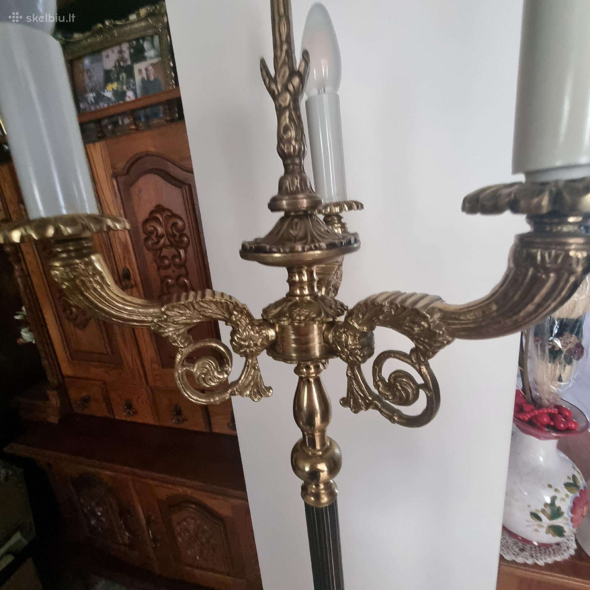 Retro,prabangus,tikros bronzos toršeras 155cm.