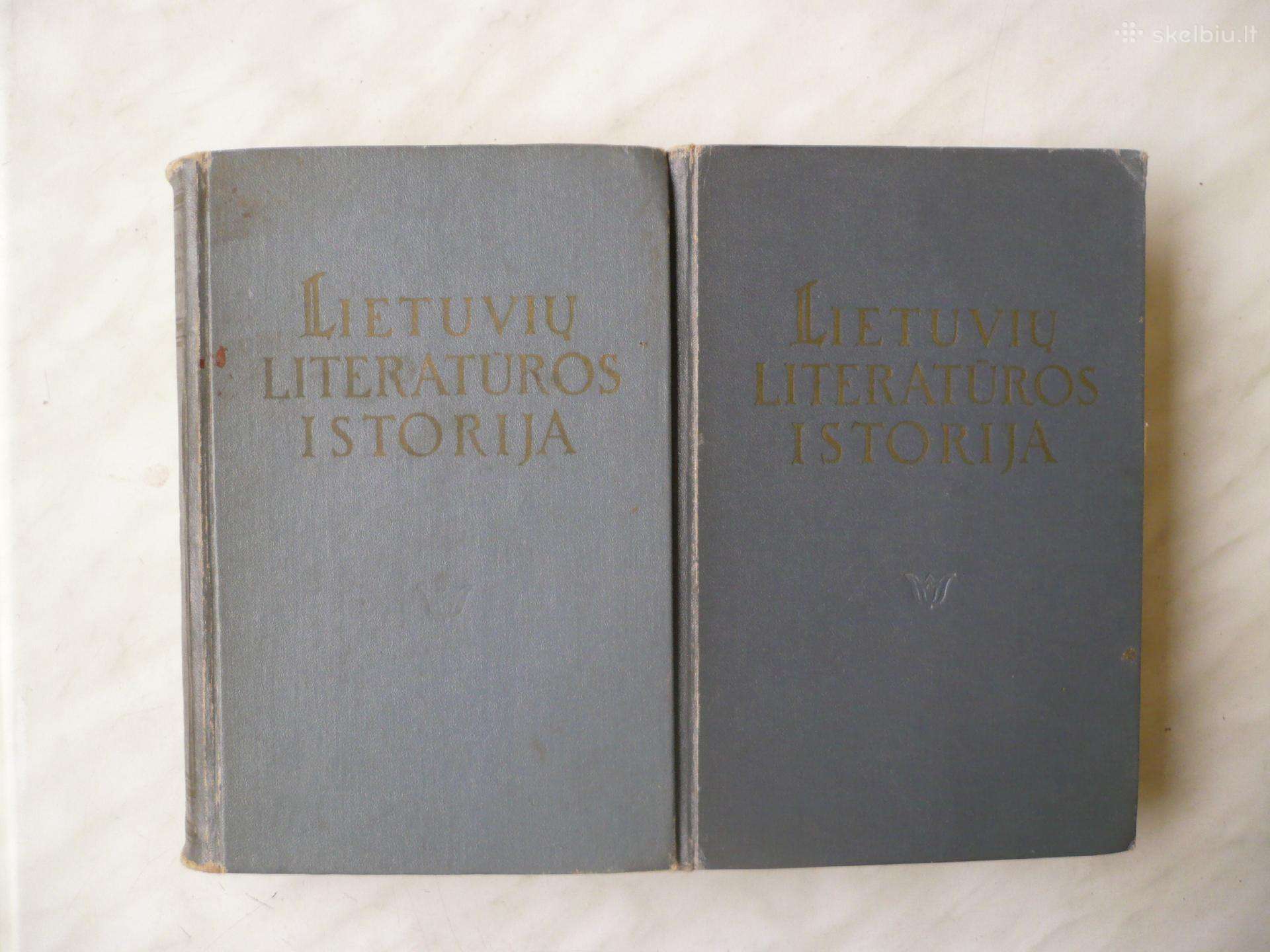 Lietuvių literatūros istorija 2 tomai