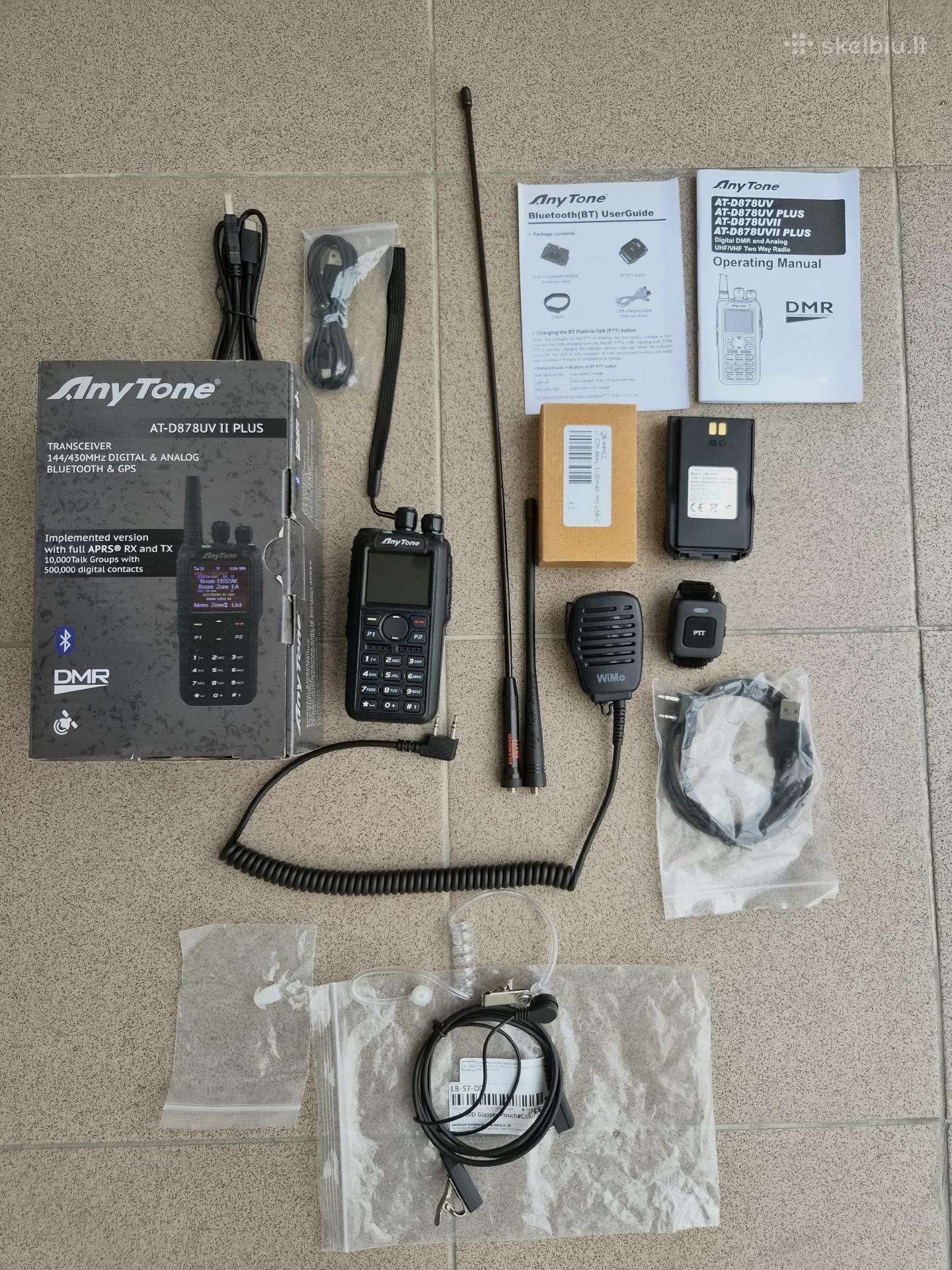Radio stotelė Anytone At-d878uvii Plus
