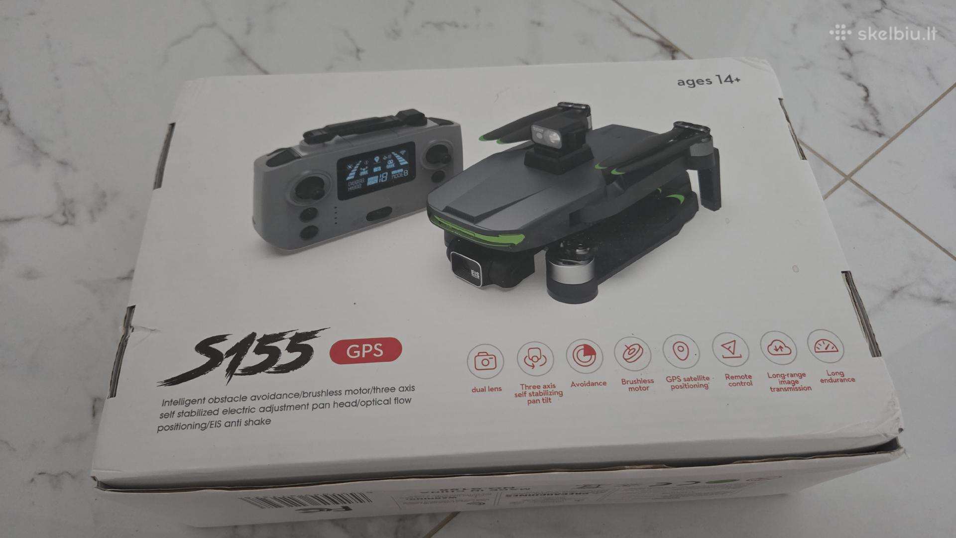 Galingas GPS dronas S155 Pro Max