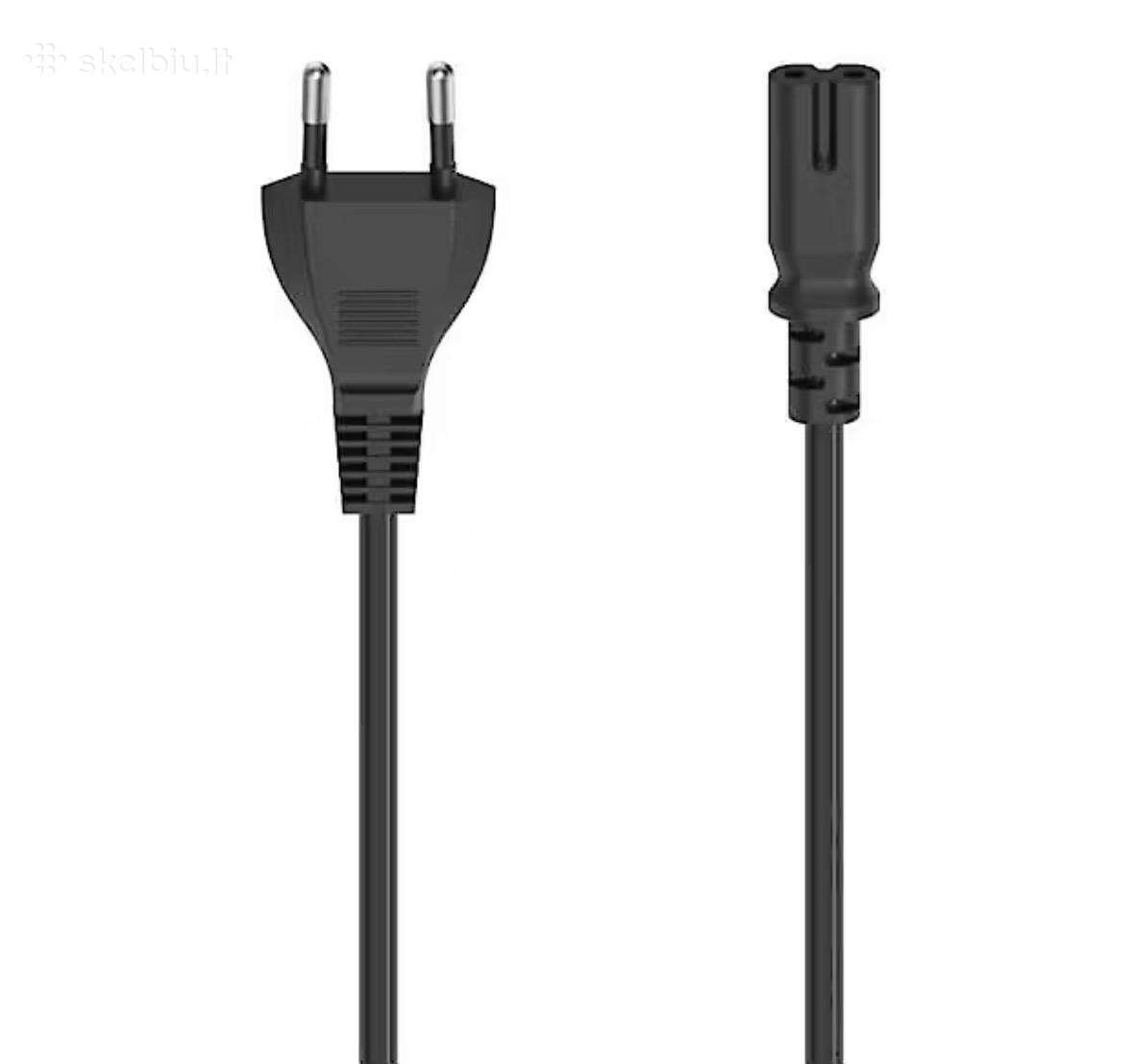 Hama Euro maitinimo kabelis 1,5m (2-pin / C7,