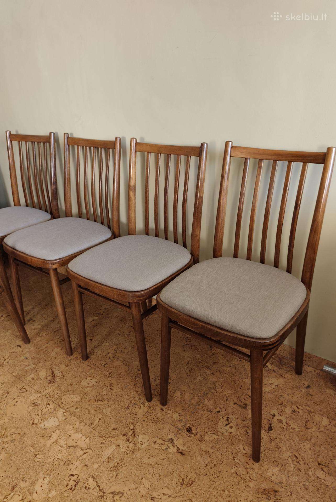 Čekoslovakiškos mid-century kėdės