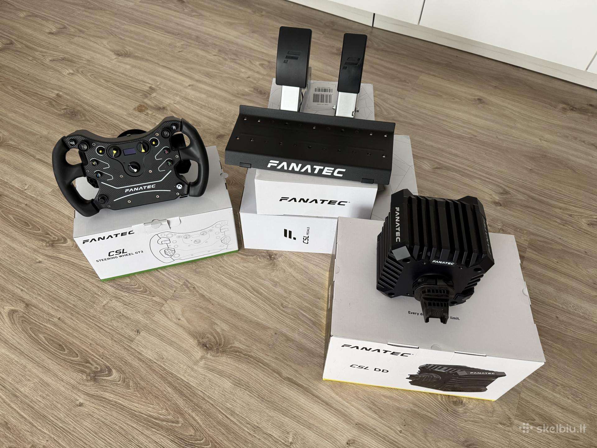 Fanatec Komplektas – Csl Dd Qr2 5 Nm + Gt3 vairas