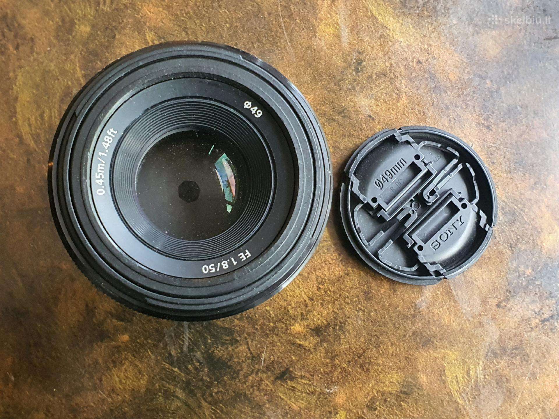 Sony Fe 50mm F1.8 Sel50f18f Full Frame objektyvas