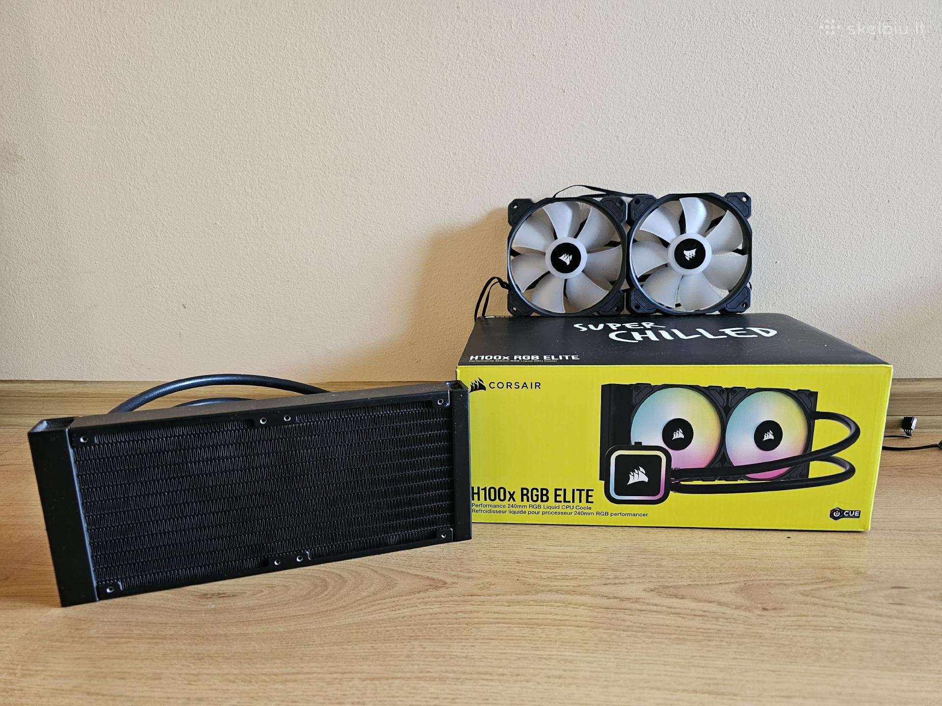 Corsair H100x Rgb Elite Aio aušintuvas
