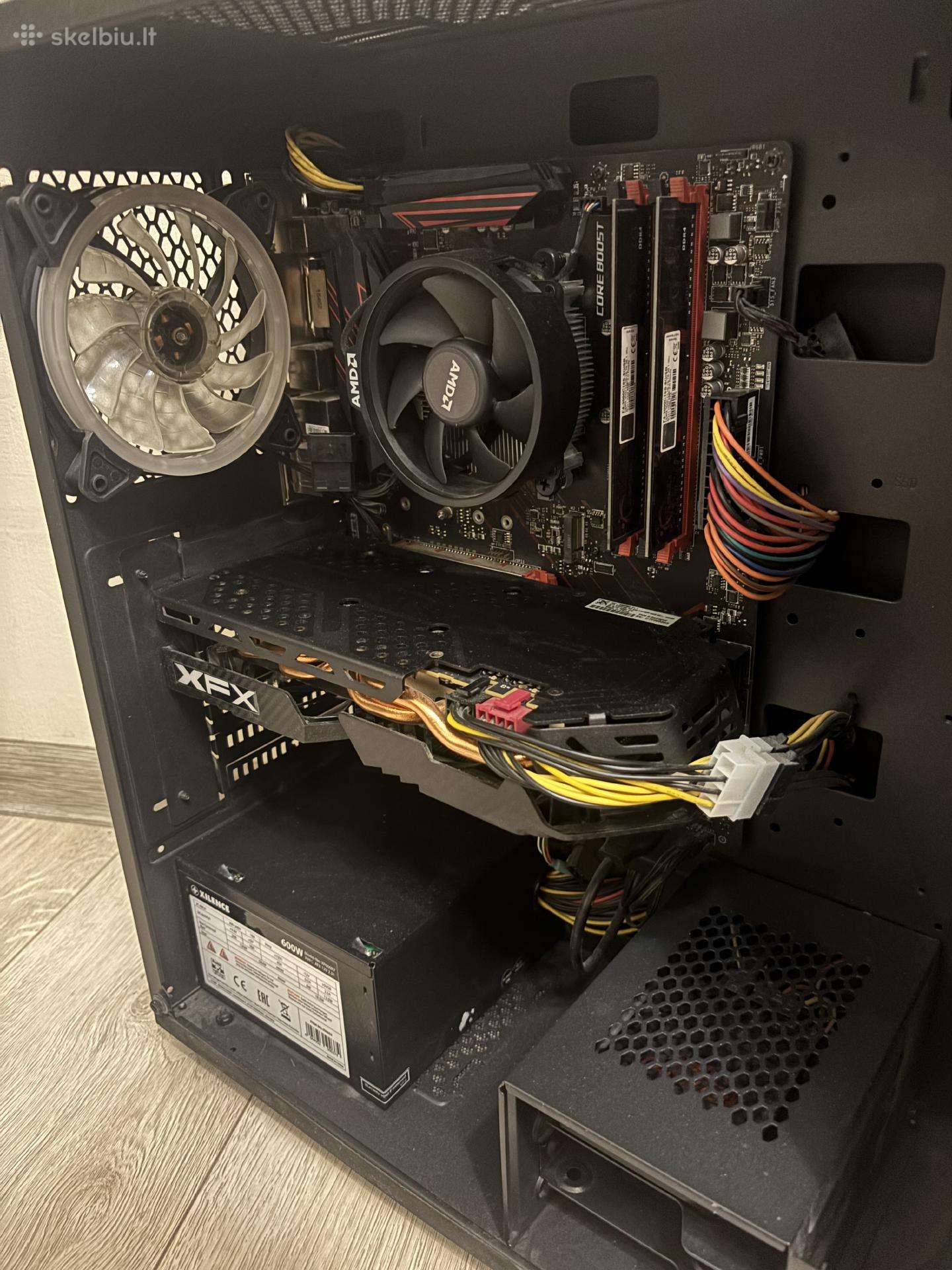Gaming kompiuteris Ryzen 5 2600x su Rx 590