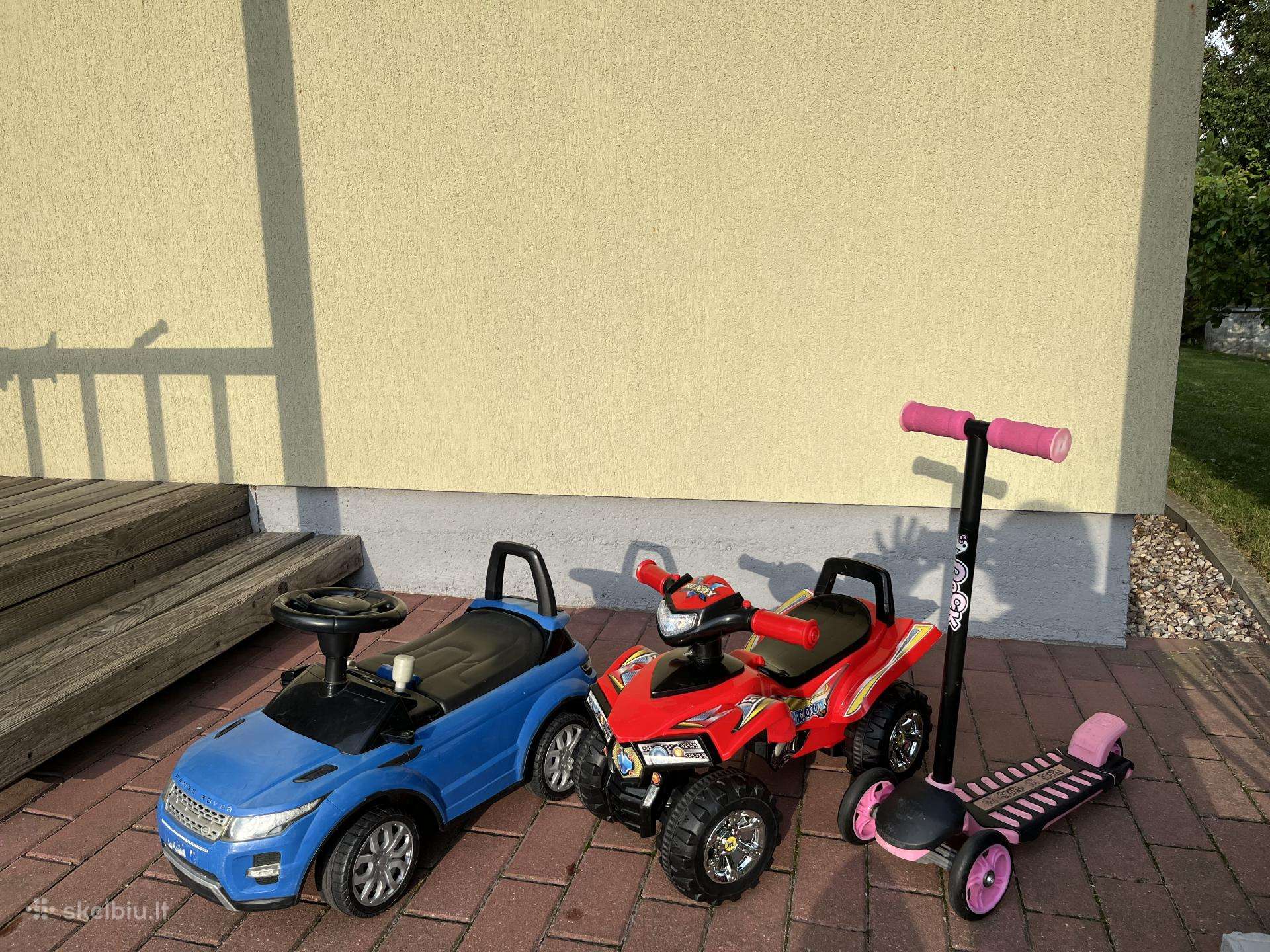 Automobiliai 2-3 m vaikui