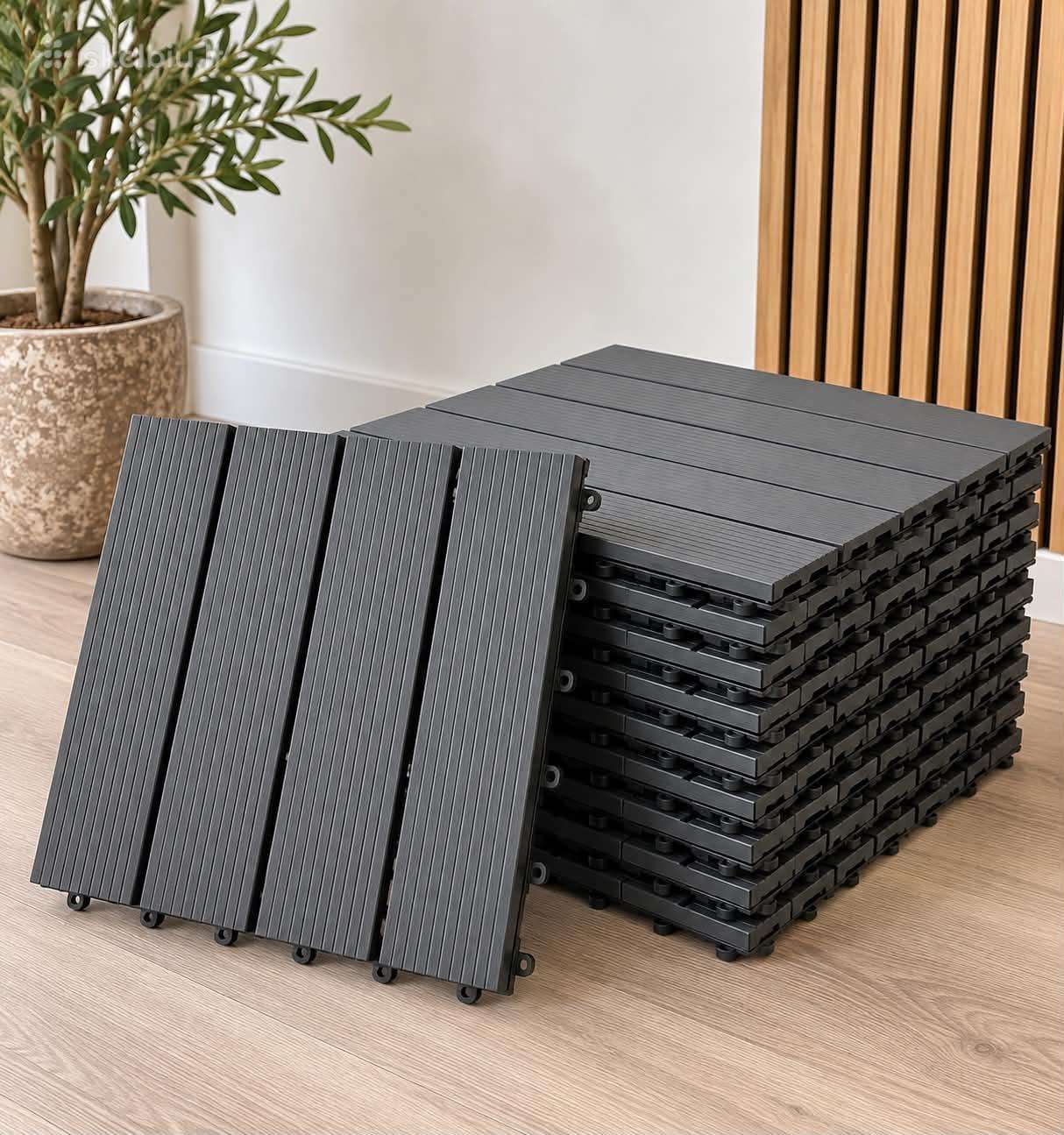 Parduodamos 2 m² terasinės Wpc grindų plytelės