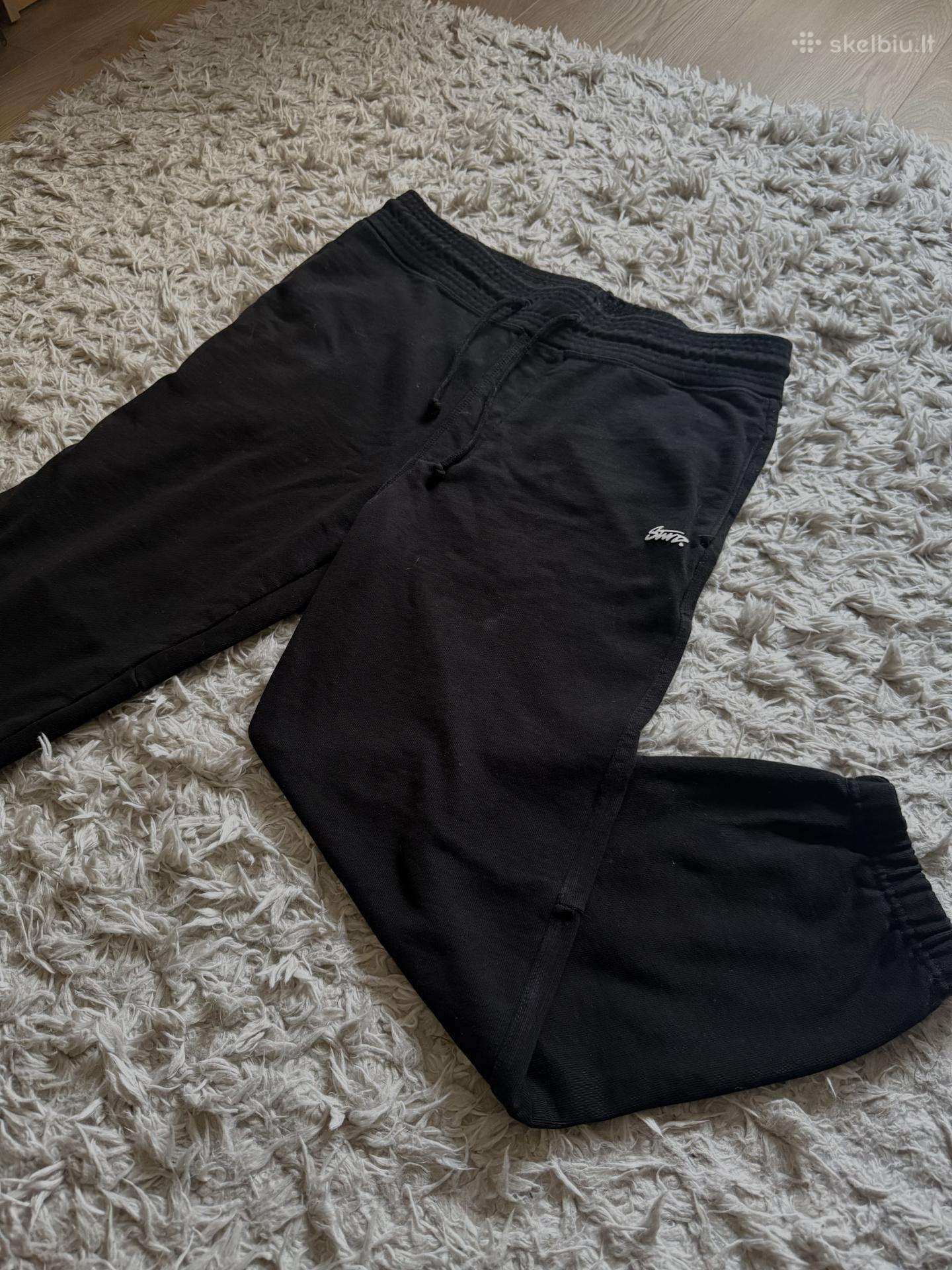 Stwd. juodos baggy jogger kelnės