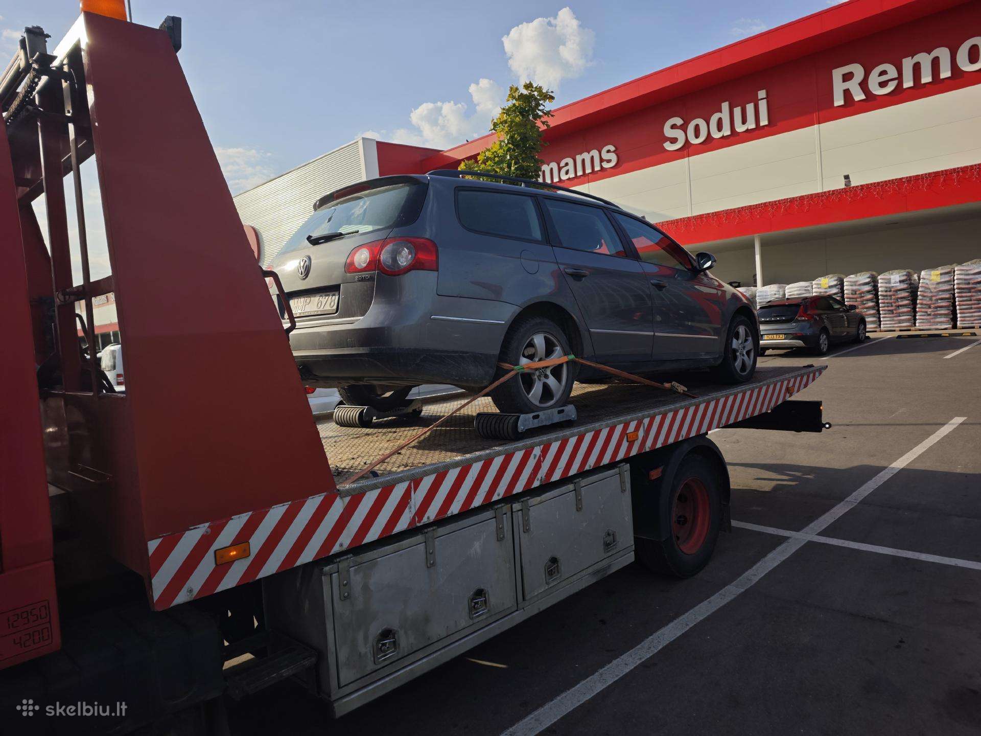 Tralo paslugos, tralas Šiauliai, tech. Pagalba
