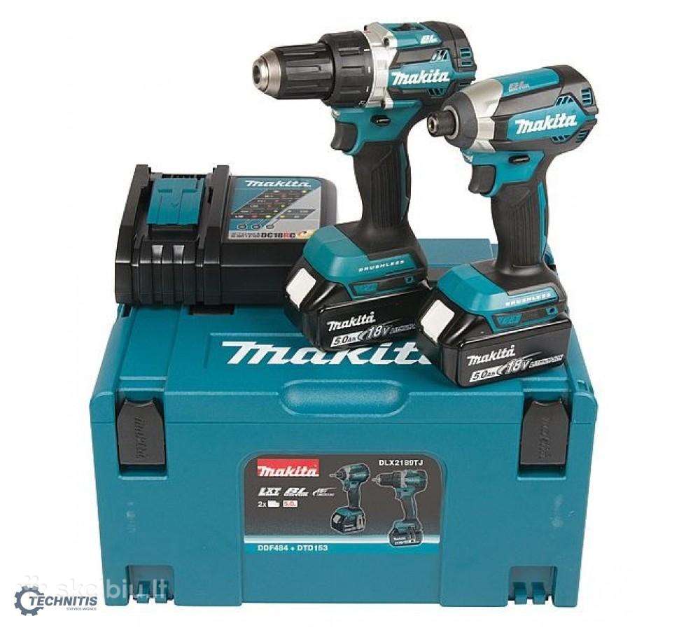 Makita Dlx2189tj įrankių rinkinys 2x5 Ah