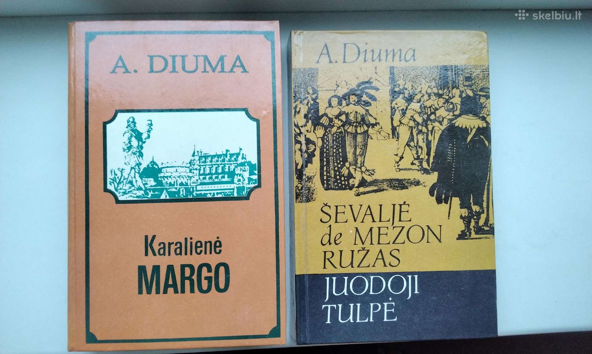 A. Diuma. Karalienė Margo. Ševaljė de Mezon Ružas