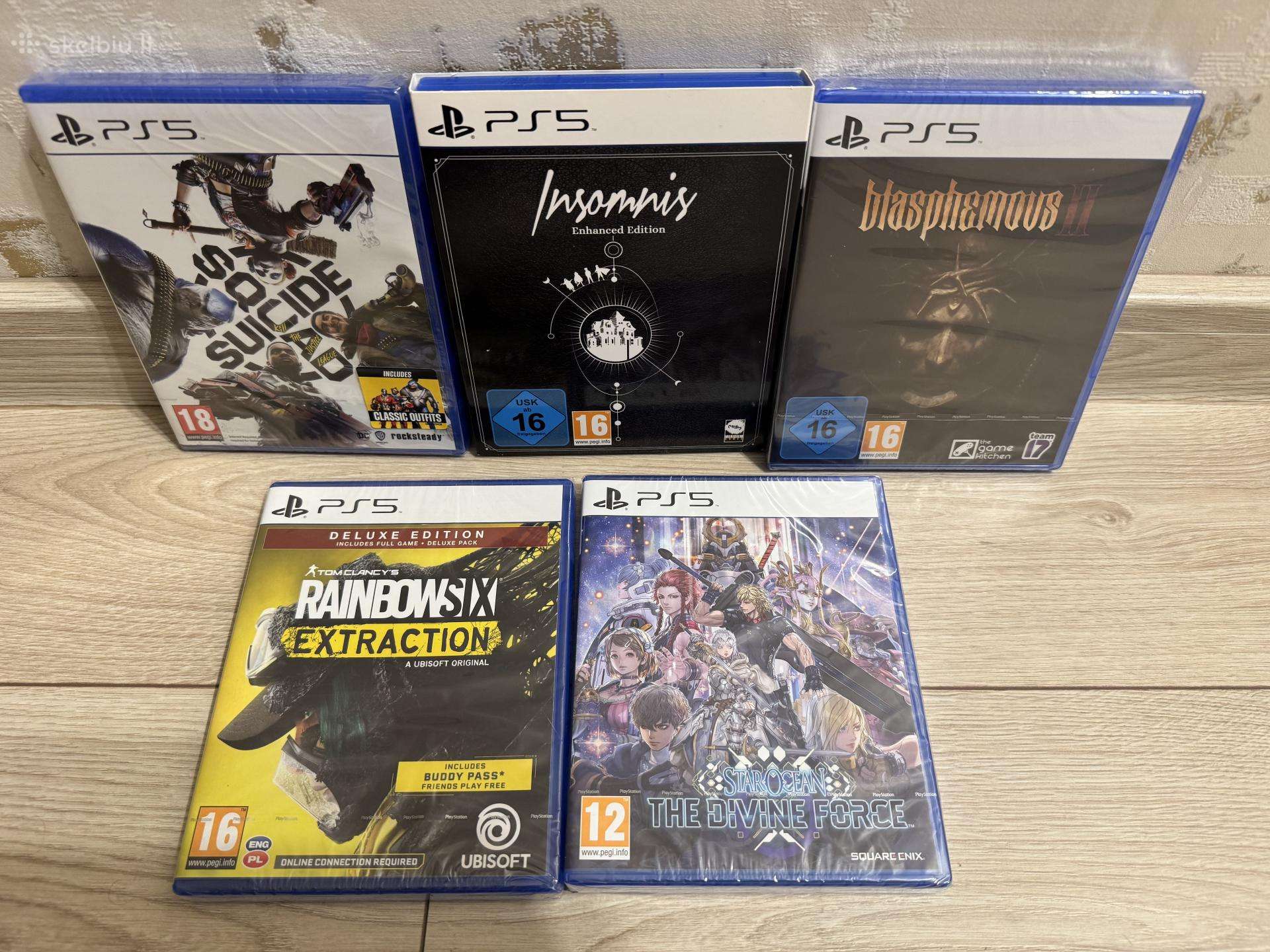 Ps5 Ps4 PS3 žaidimai