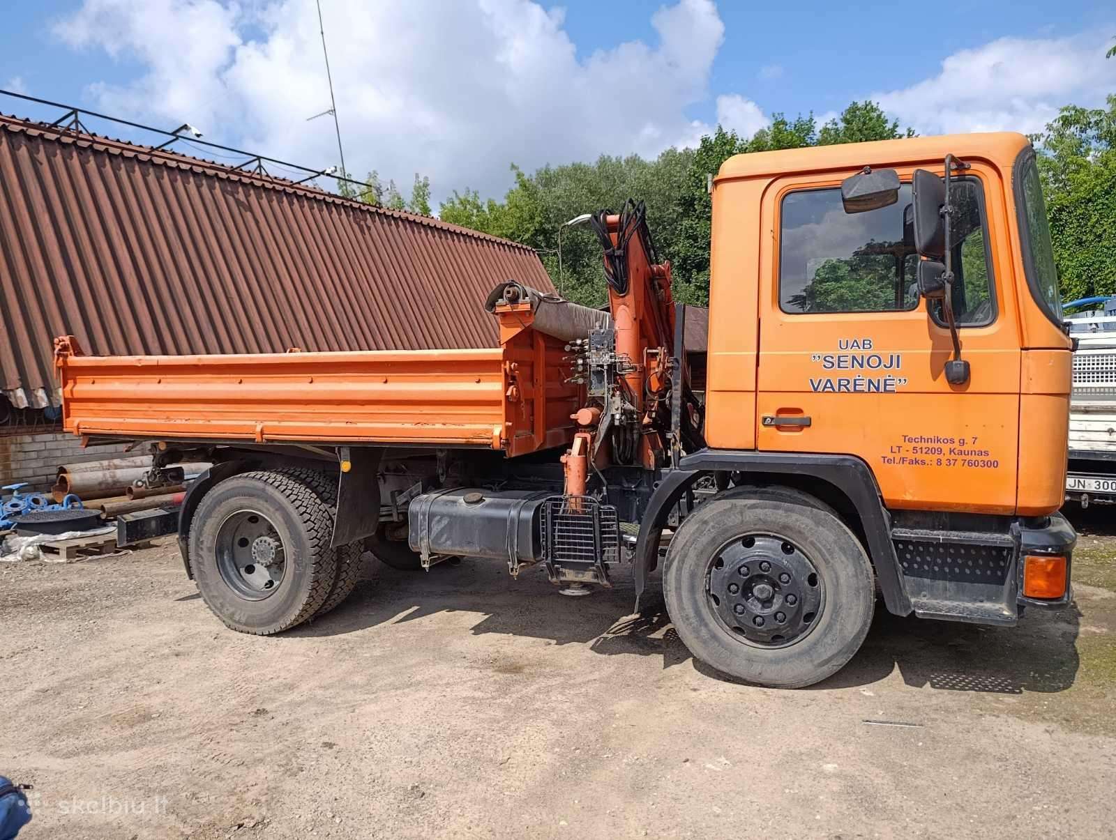 MAN 12-152, dumpers with crane