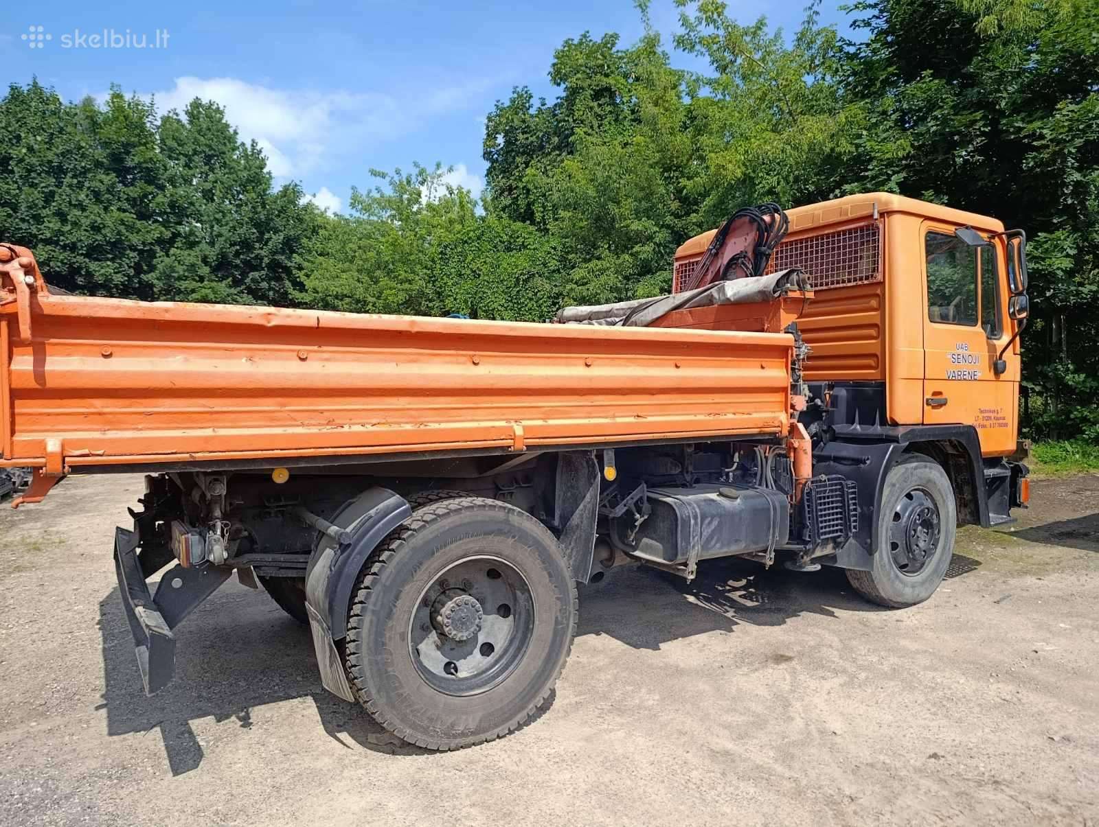 MAN 12-152, dumpers with crane