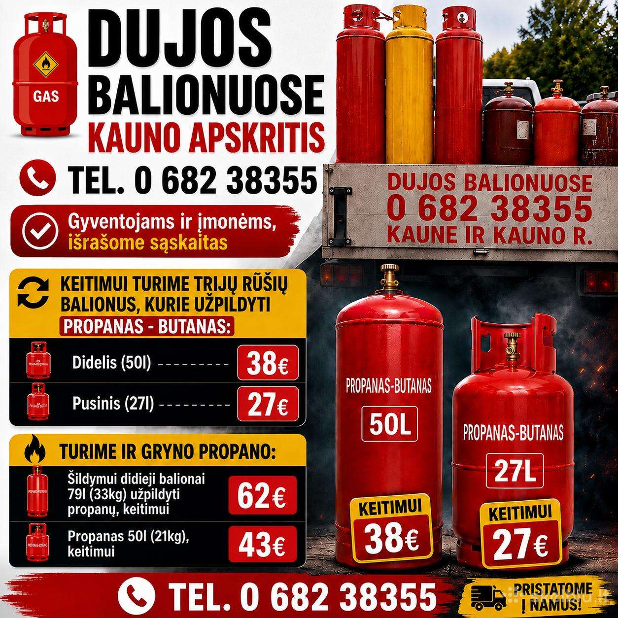Dujos balionuose Kauno apskritis