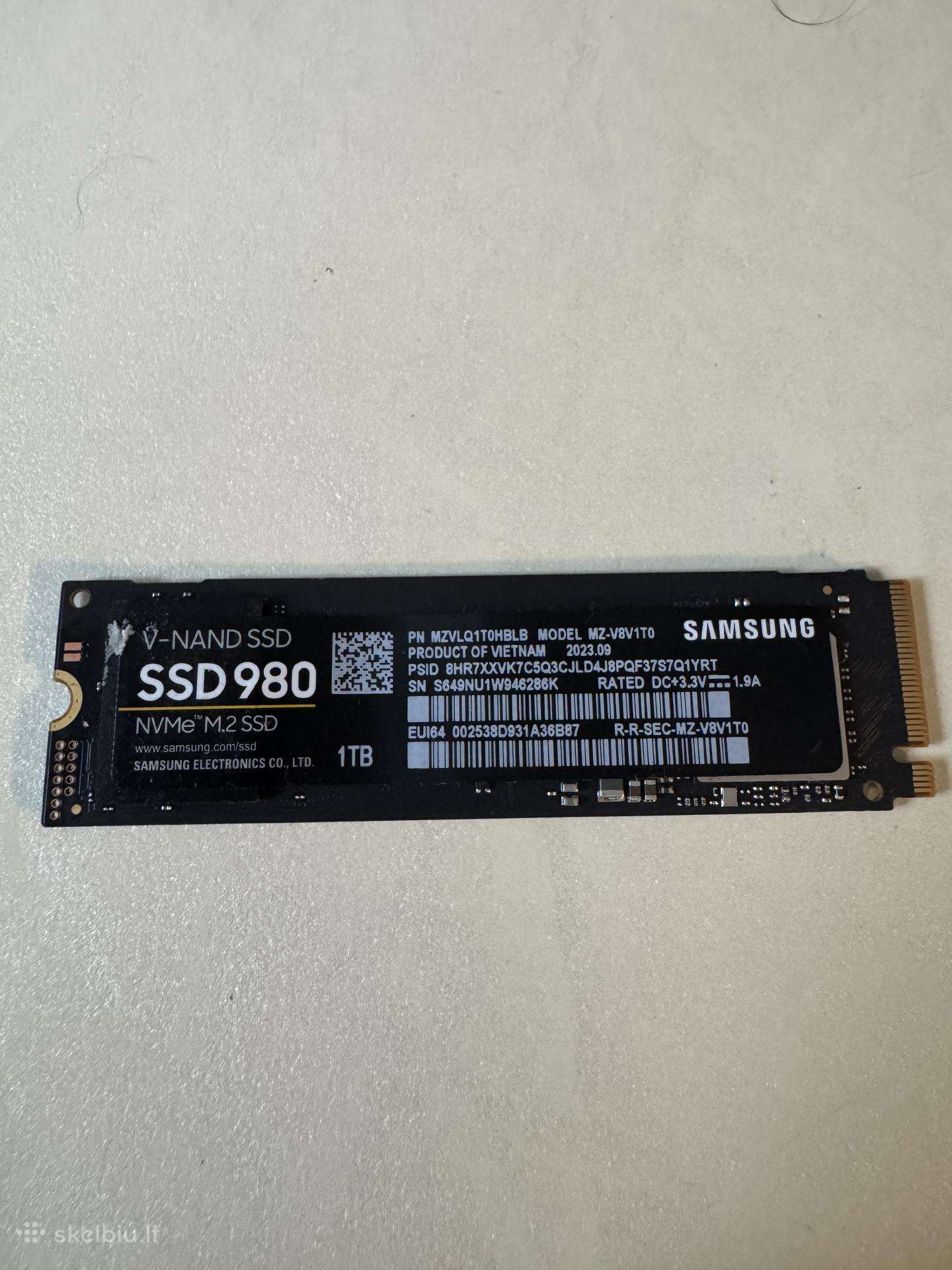 SSD Samsung 980 Nvme M2 1tb (1000gb)