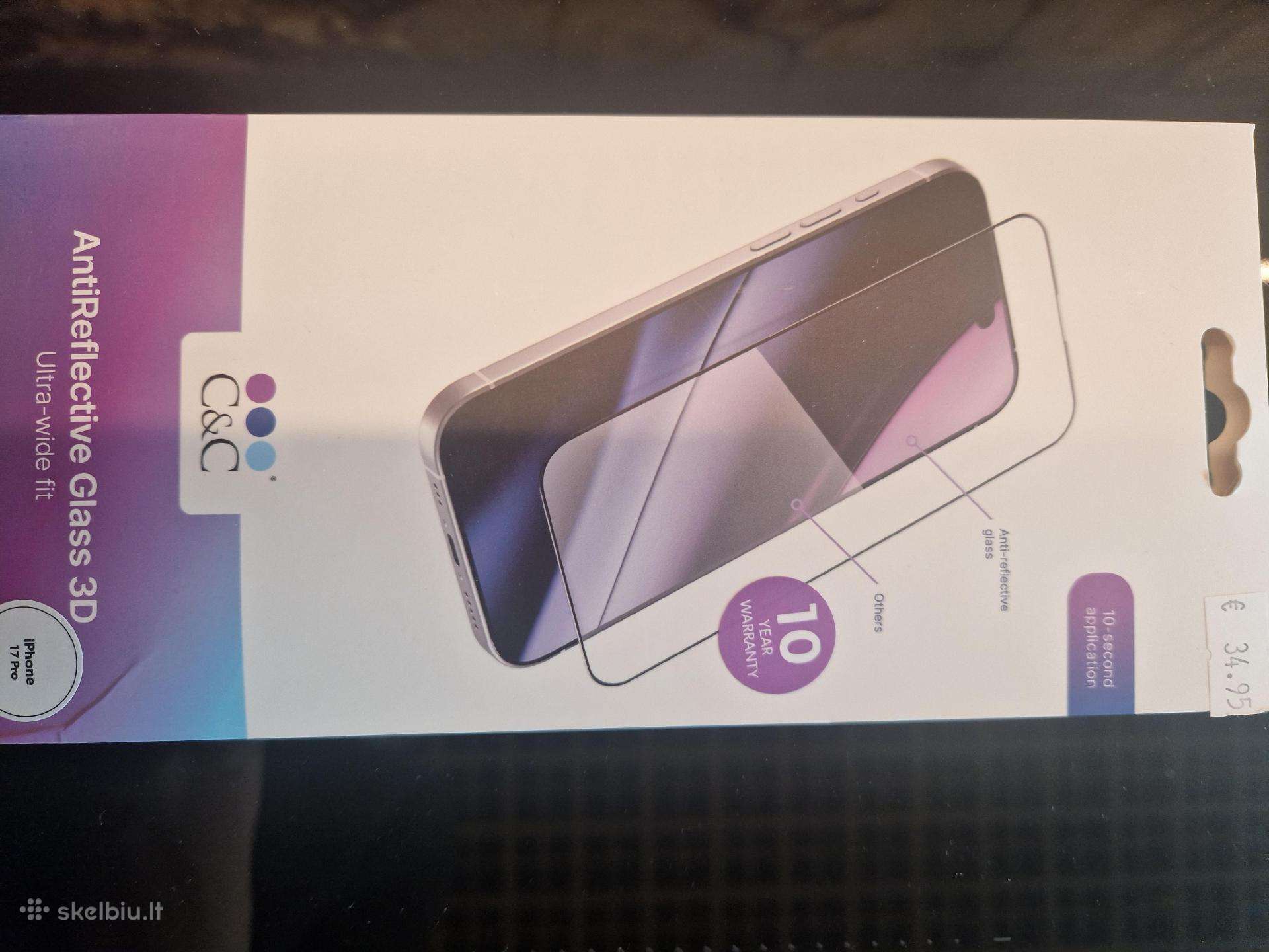 iPhone 17 pro apsaugos stikliukas