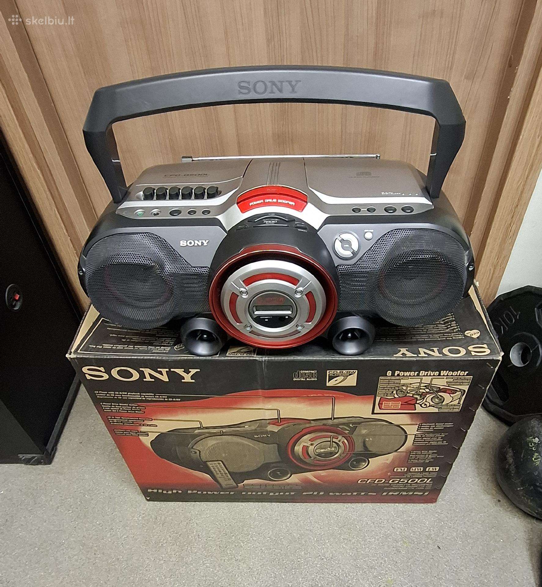 Sony Cfd-g500l boombox
