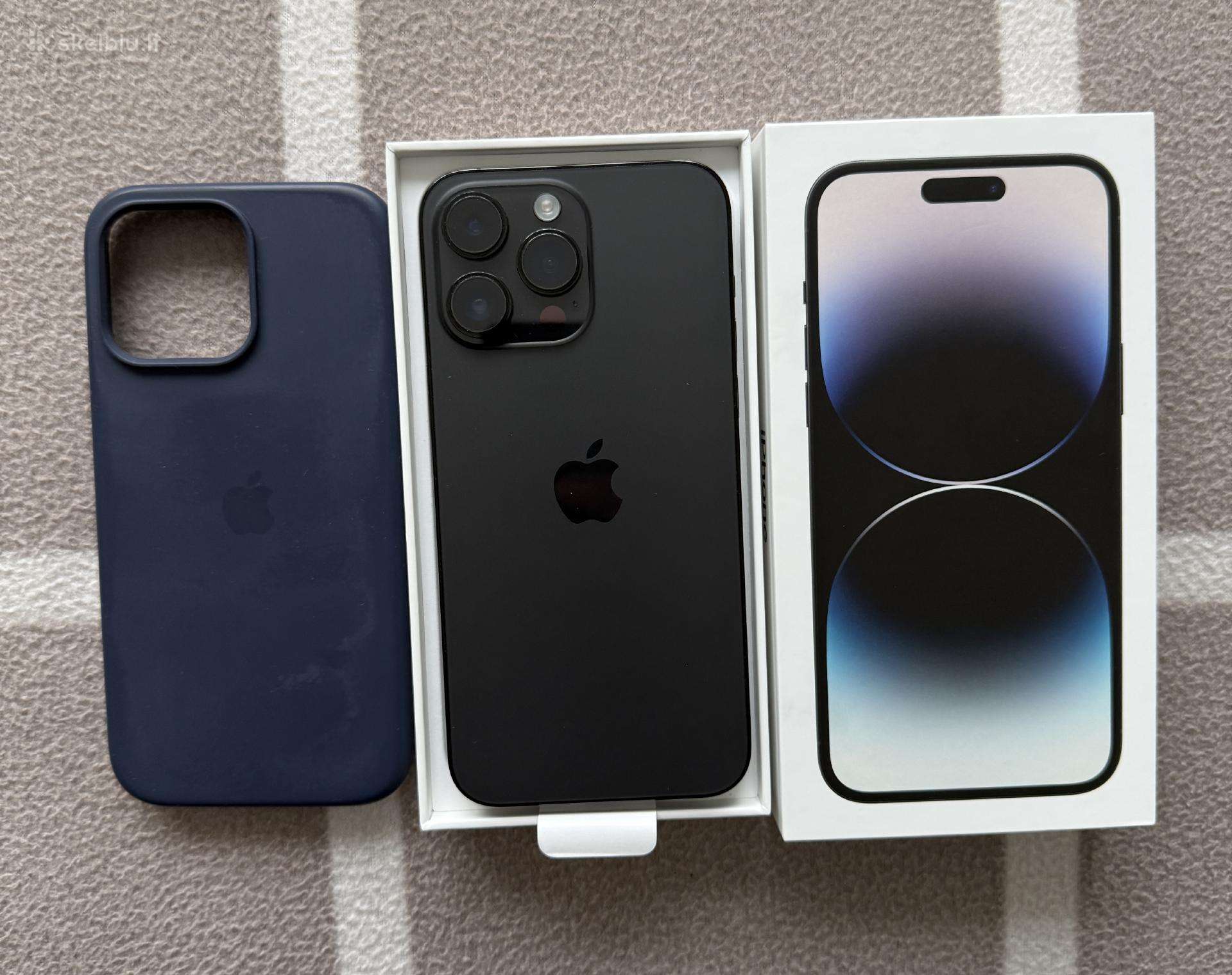 iPhone 14 pro max, 87%, black