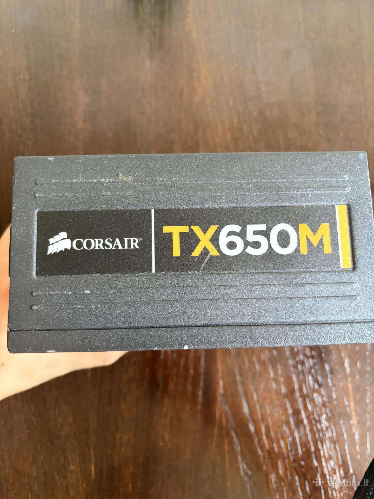 Corsair Tx650m maitblokis