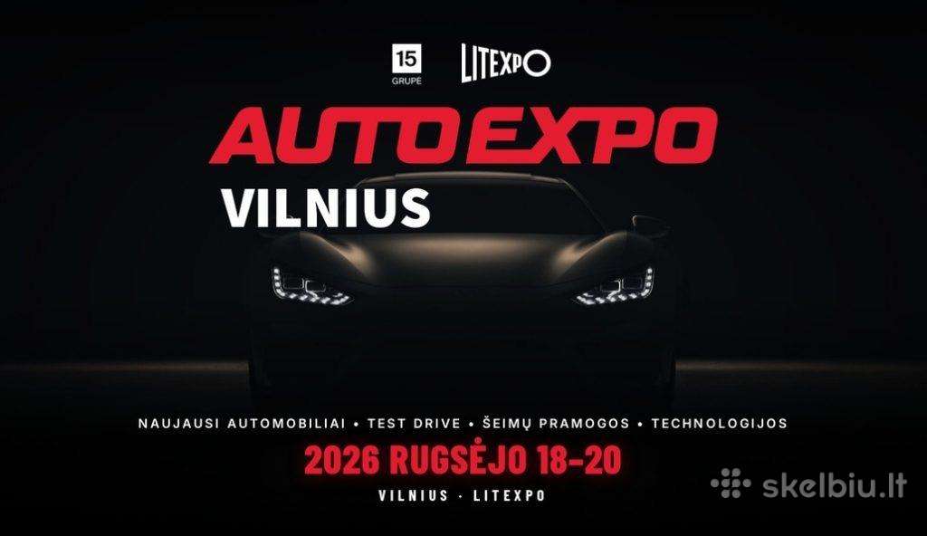 Auto Expo Vilnius – 4 kvietimai, visi 20 €