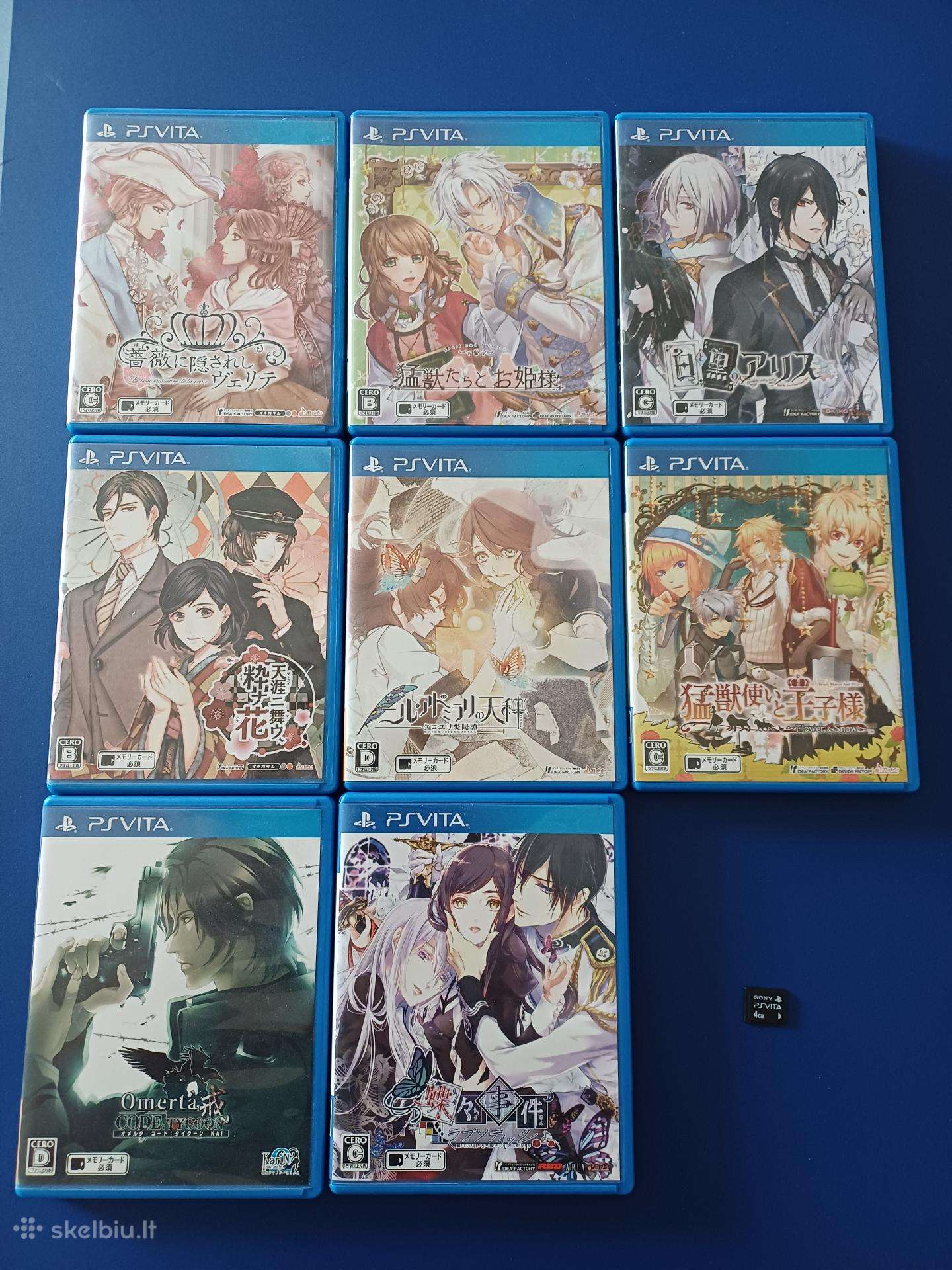 Reti ps vita japan zaidimai+4bg memory