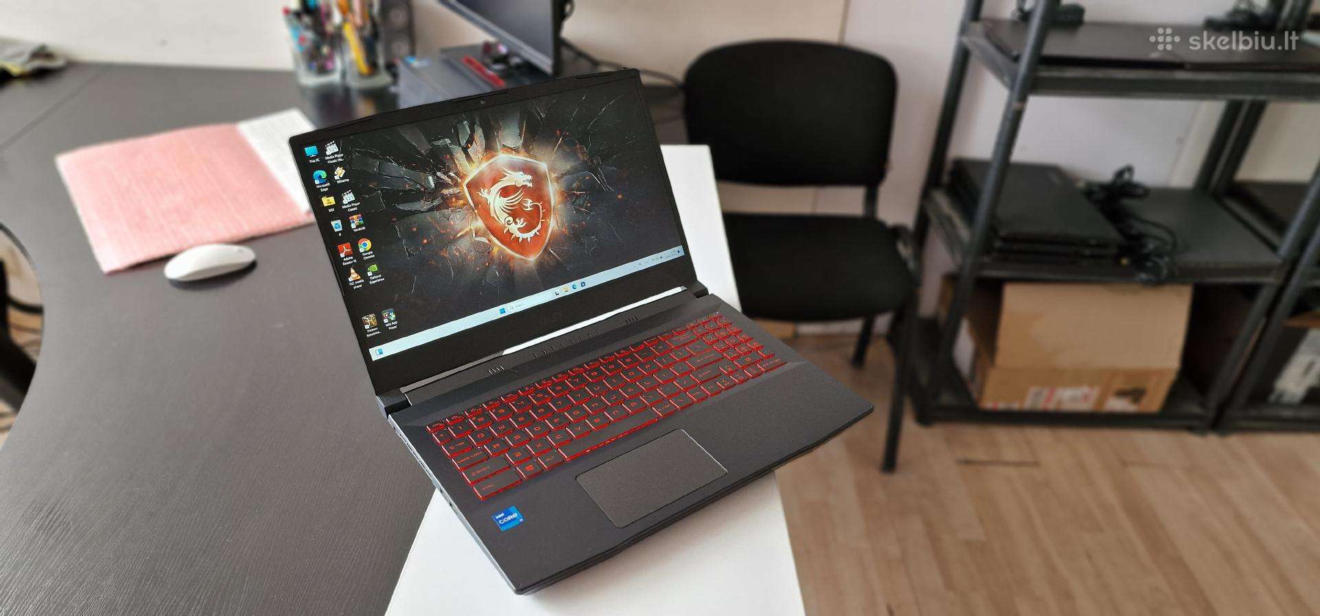 Msi Gf66, i5-11400h, 512 SSD, 16gb, Rtx 3060 6g