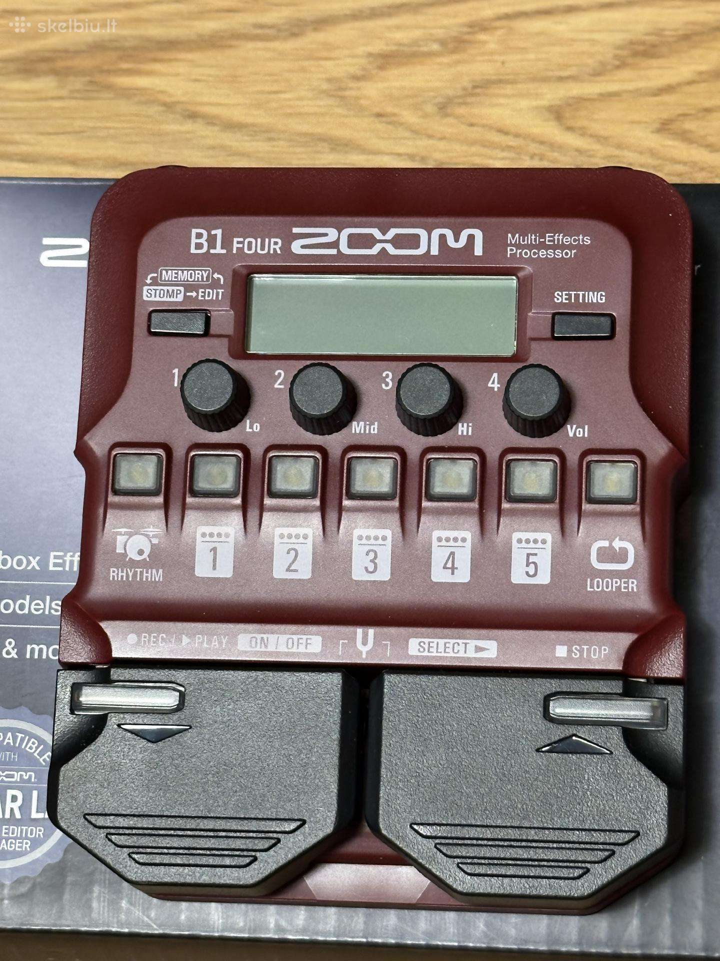 Bosinės gitaros multiefektas Zoom B1 Four