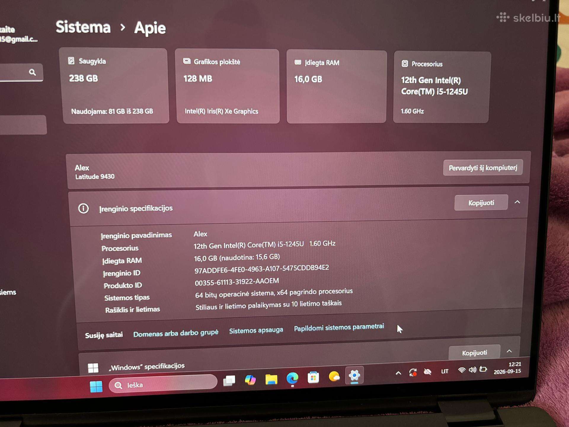 Dell latitude 9430